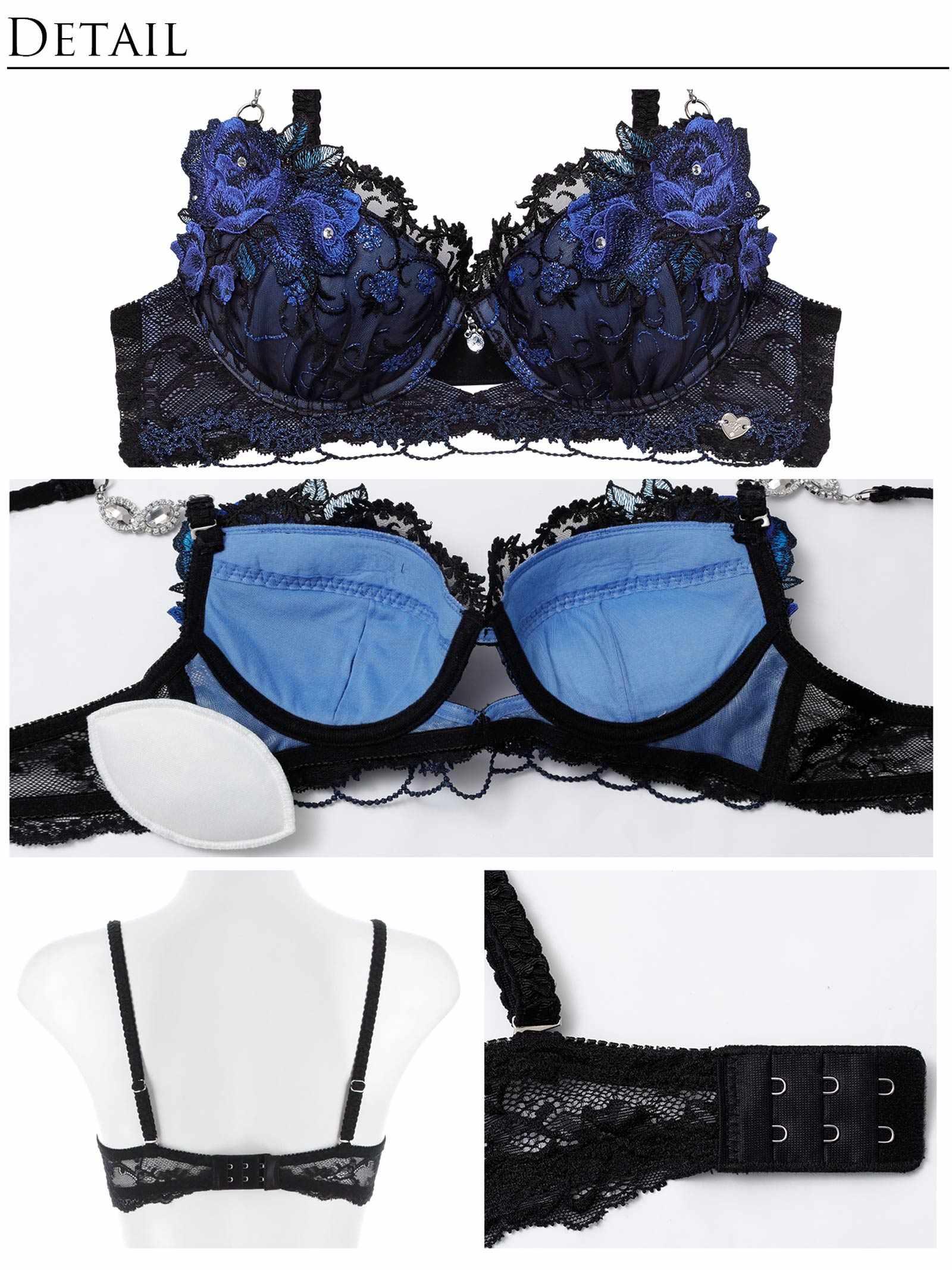 12/19新作!【明日花キララプロデュース/WhipBunny】Princess Ivy Rose Bra&T-back / プリンセスアイビーローズブラ&Tバック
