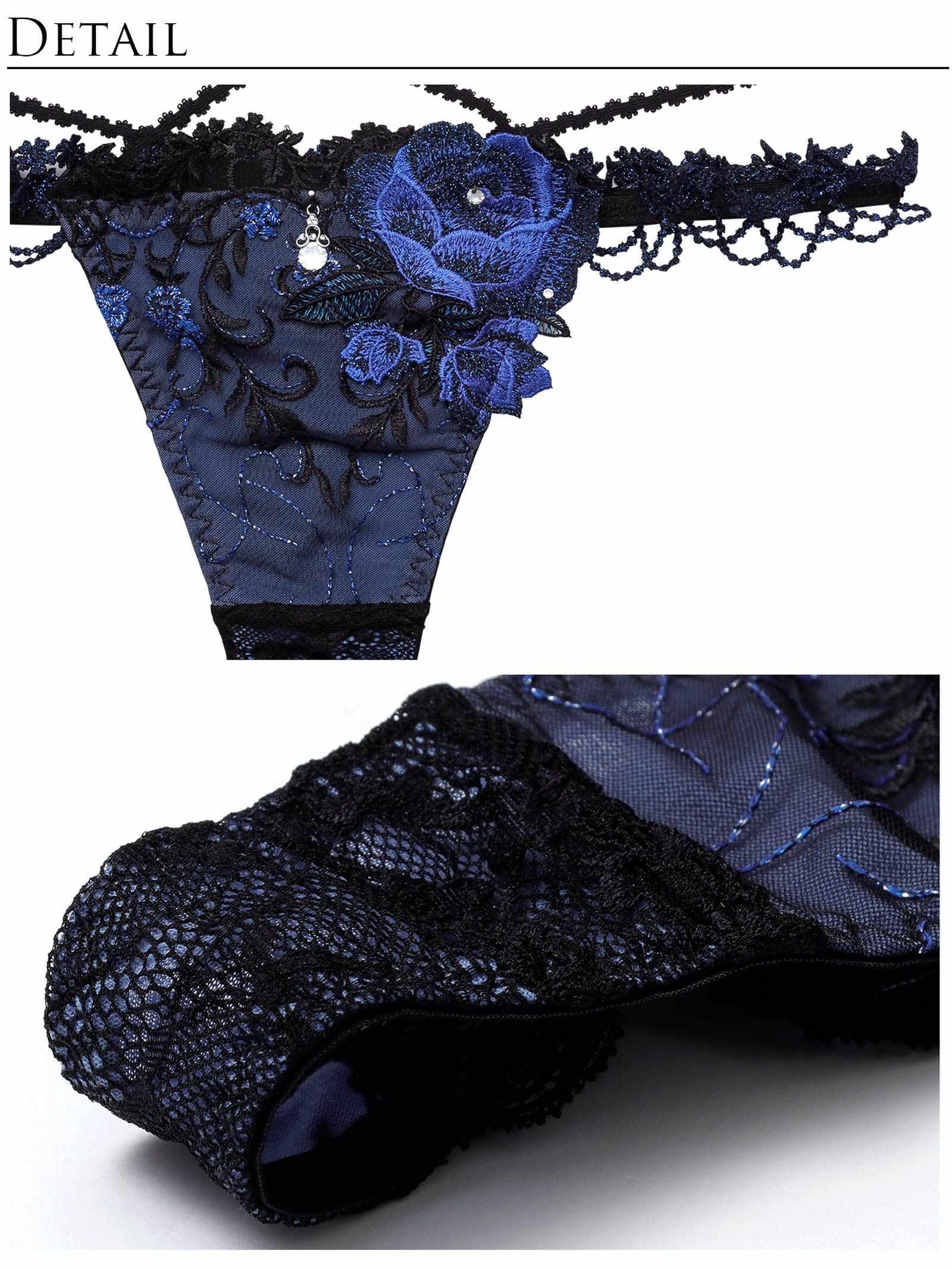 12/19新作!【明日花キララプロデュース/WhipBunny】Princess Ivy Rose Bra&T-back / プリンセスアイビーローズブラ&Tバック