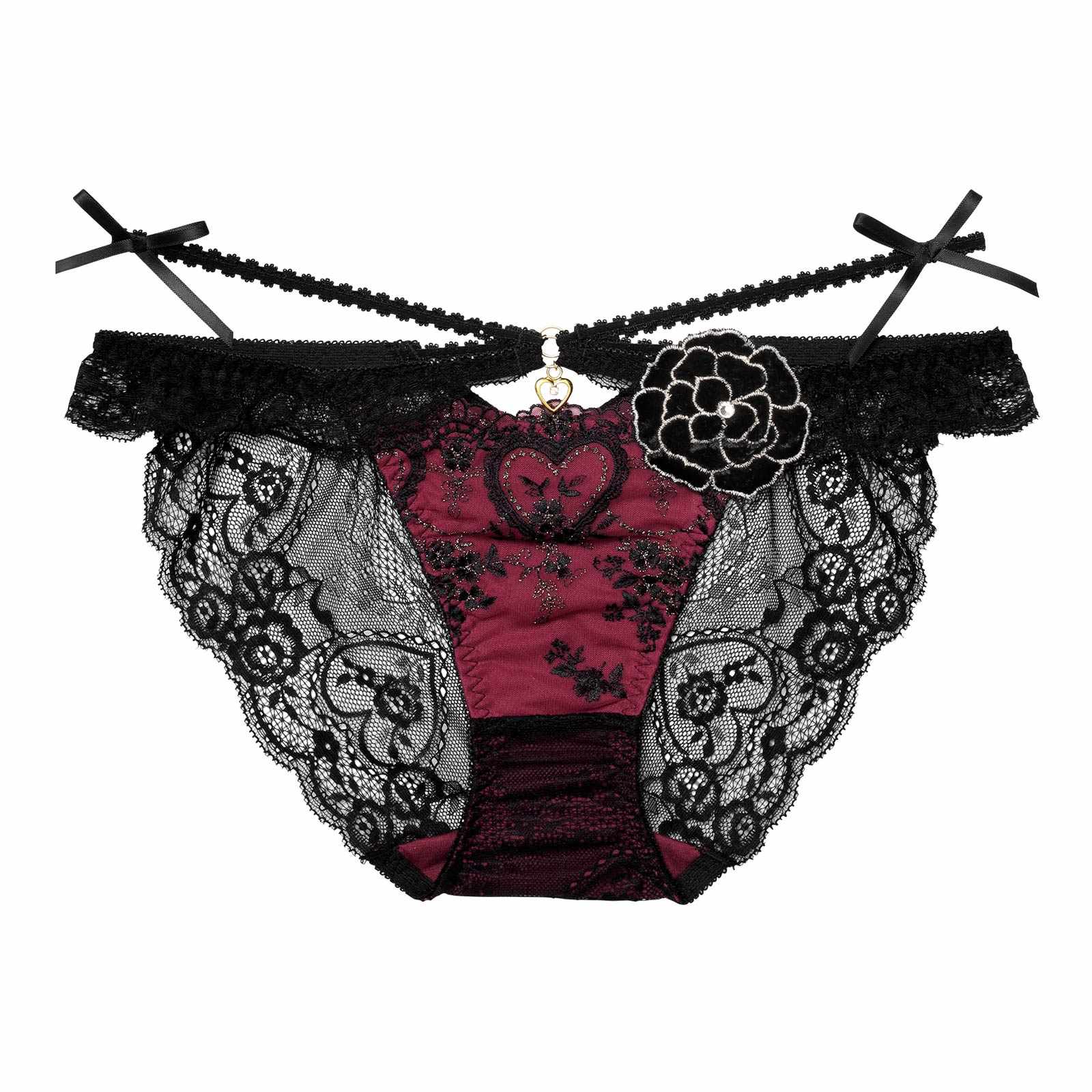 12/26新作!【明日花キララプロデュース/WhipBunny】Damasuku Heart Bloom Shorts / ダマスクハートブルームショーツ