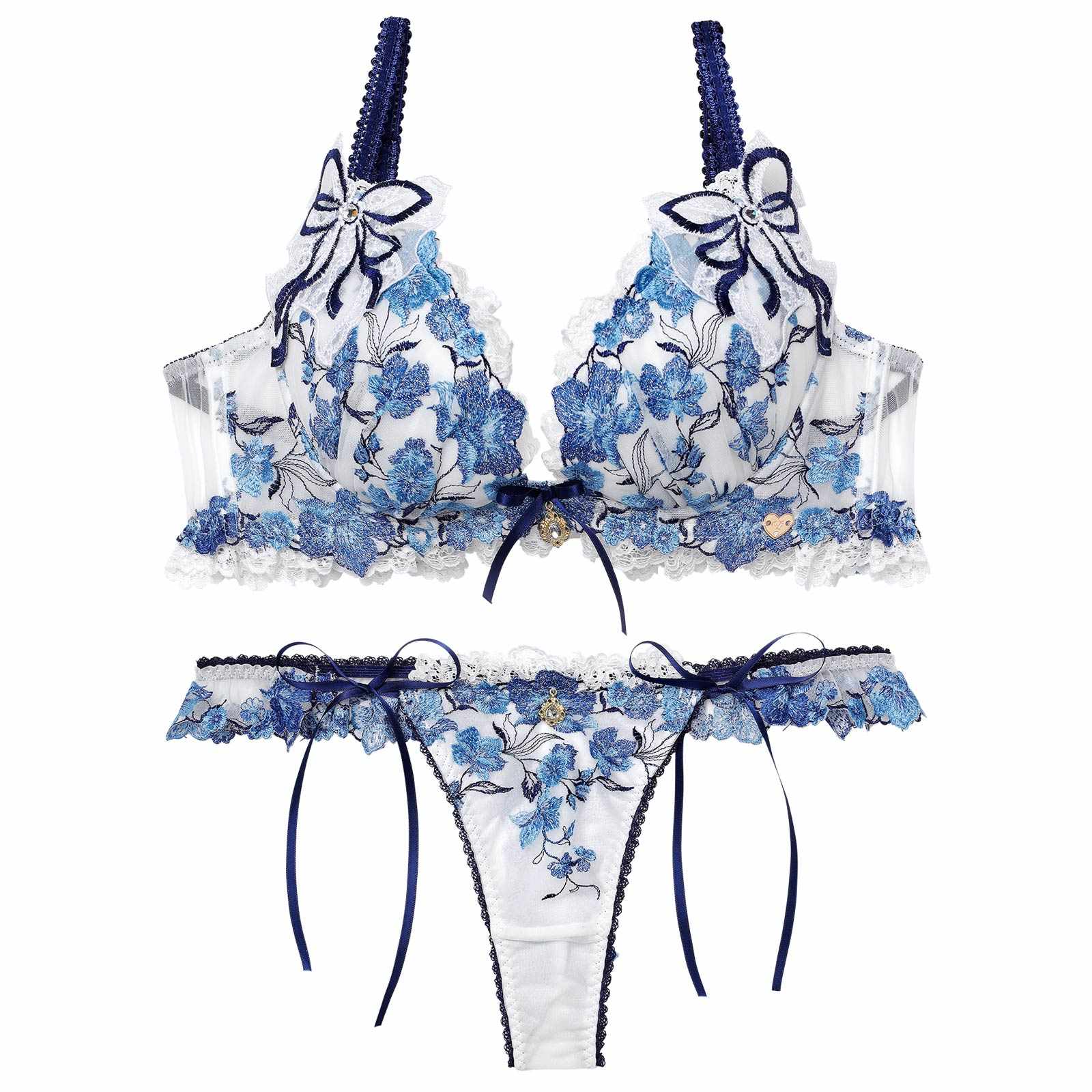 1/19新作!【明日花キララプロデュース/WhipBunny】Romantic Ribbon Bouquet Bra&T-back/ ロマンティックリボンブーケブラ&Tバック