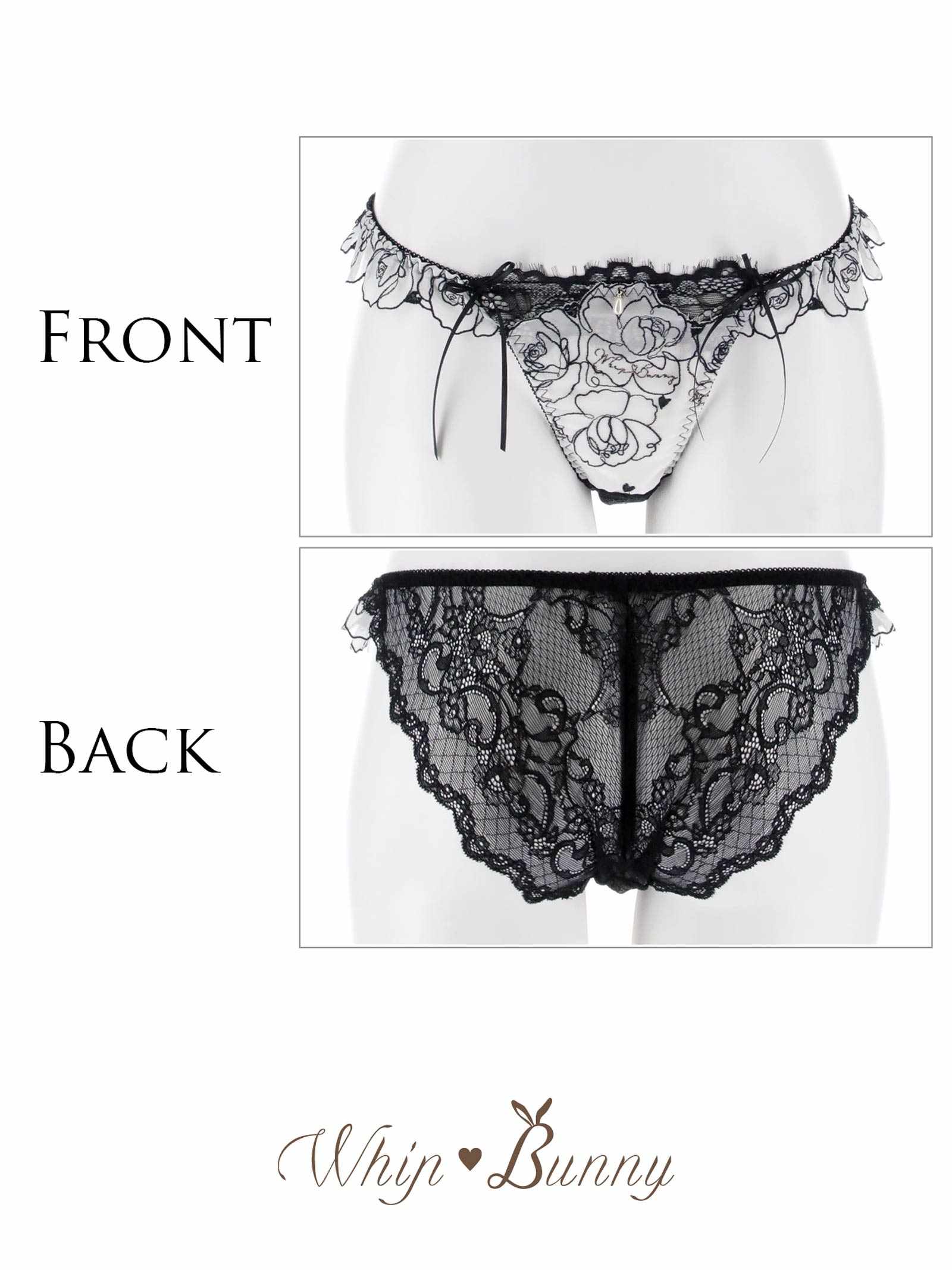 3/27新作!【明日花キララプロデュース/WhipBunny】Lady Rose Embroidery Shorts / レディローズエンブロイダリーショーツ