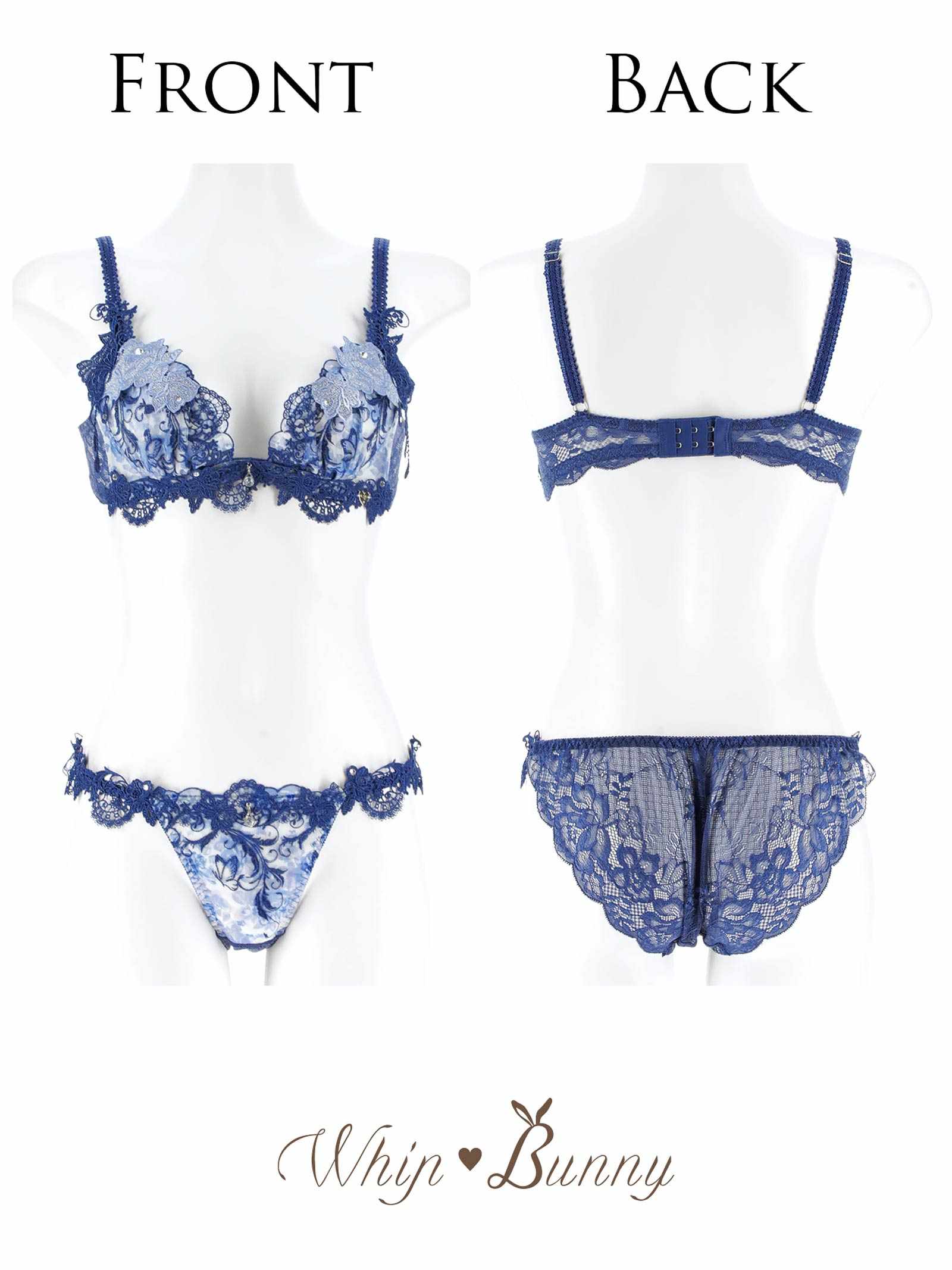 5/15新作!【明日花キララプロデュース/WhipBunny】Butterfly Rose Garden Bra&Shorts / バタフライローズガーデンブラ&ショーツ