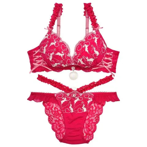 【明日花キララプロデュース/WhipBunny】プリティハートラビットブラ&ショーツ / ベリーラビット - 【公式】247Lingerie