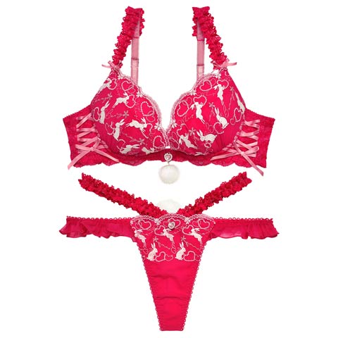 【明日花キララプロデュース/WhipBunny】プリティハートラビットブラ&Tバック / ベリーラビット - 【公式】247Lingerie