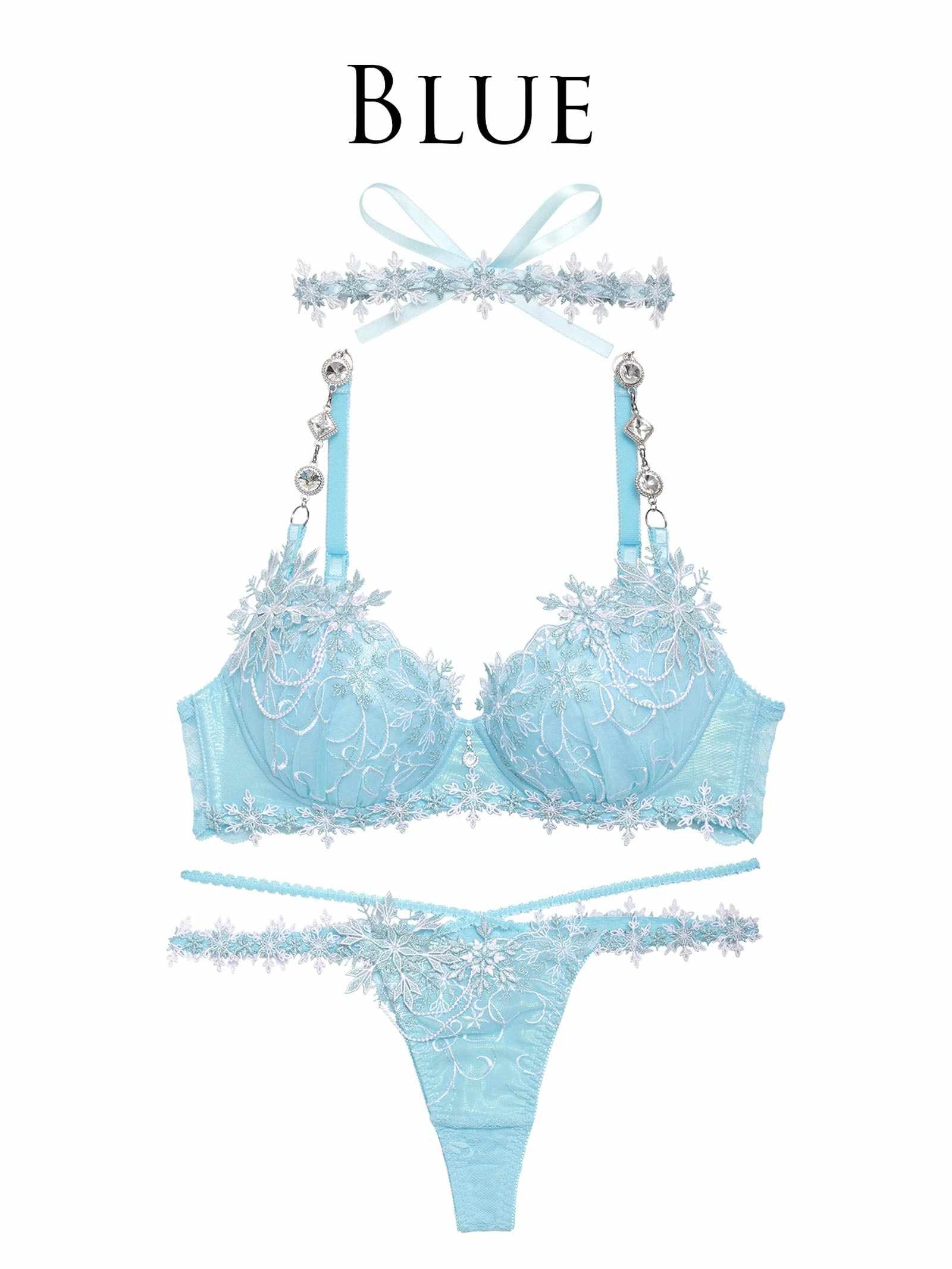 12/9新作!【明日花キララプロデュース/WhipBunny】Aurora Snow Queen Bra&T-back オーロラスノークイーンブラ&Tバック