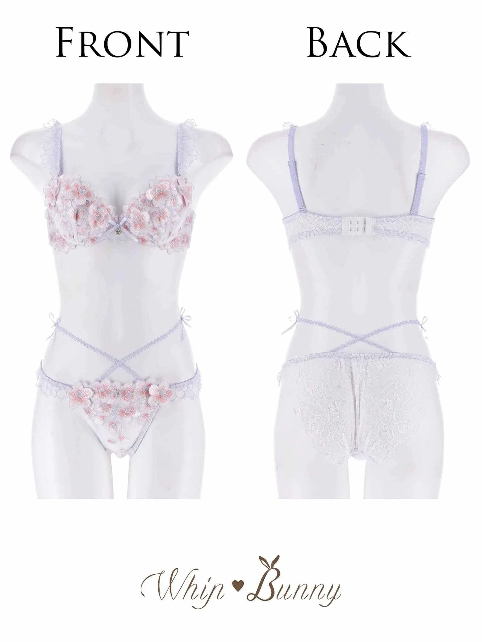 【明日花キララプロデュース/WhipBunny】Blossom Bloom Bra&Shorts/ ブロッサムブルームブラ&ショーツ - 【公式】247Lingerie