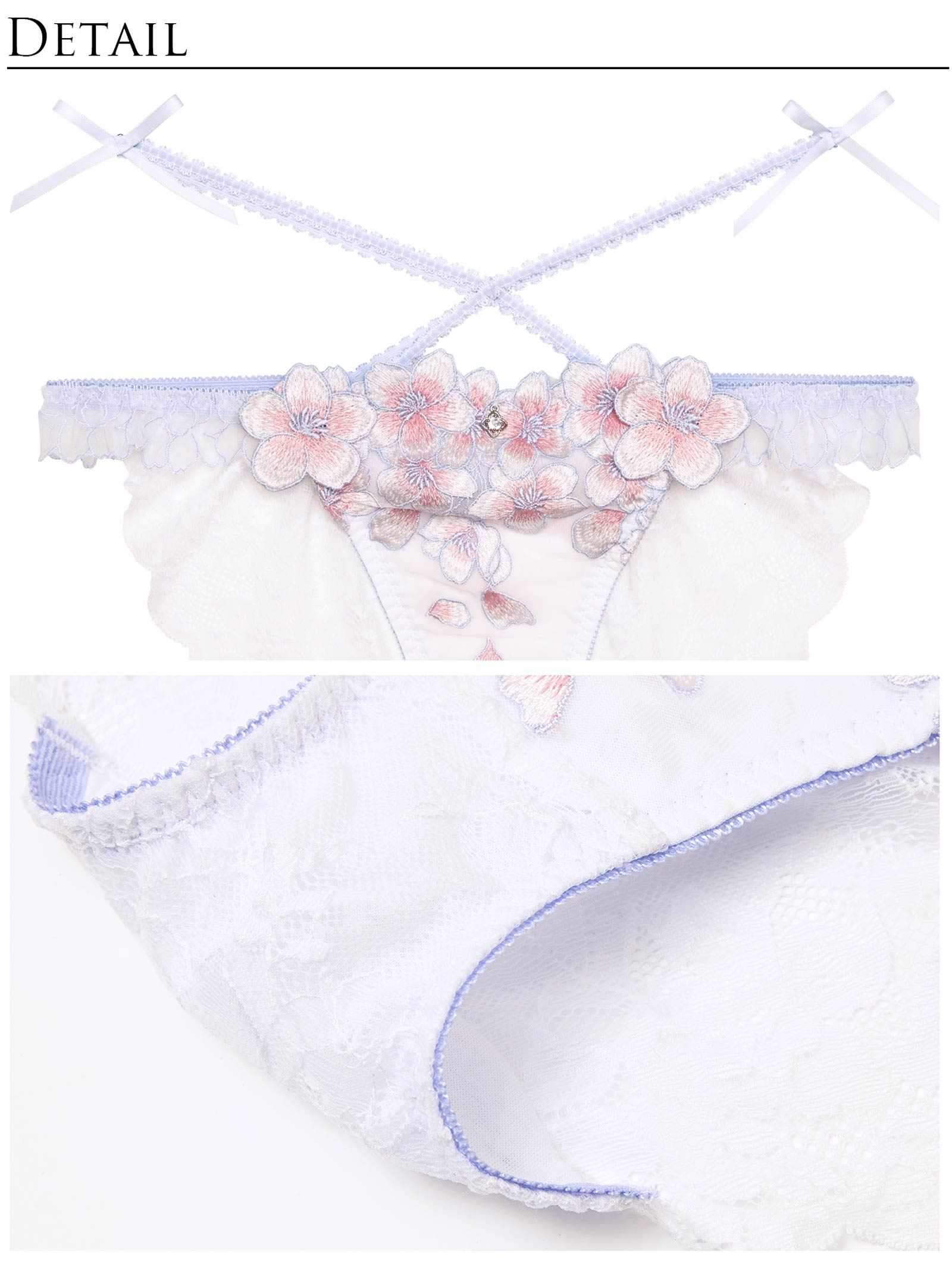 3/10新作!【明日花キララプロデュース/WhipBunny】Spring Blossom Bloom Bra&Shorts/ スプリングブロッサムブルームブラ&ショーツ