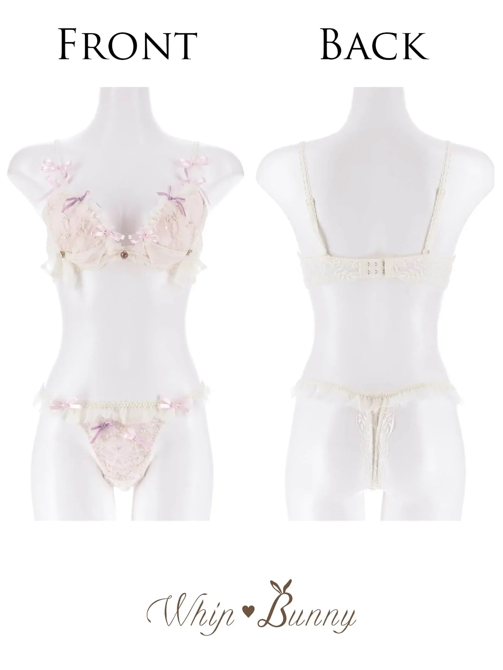 【明日花キララプロデュース/WhipBunny】Twinkle Sweet Candy Bra&T-back / トゥインクルスイートキャンディブラ&Tバック - 【公式】247Lingerie