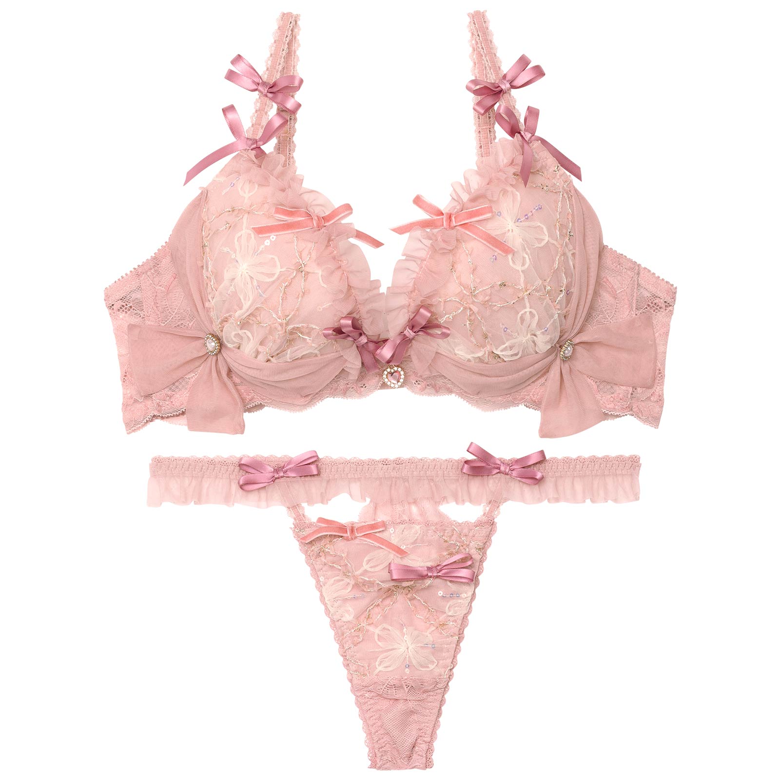 【明日花キララプロデュース/WhipBunny】Twinkle Sweet Candy Bra&T-back / トゥインクルスイートキャンディブラ&Tバック