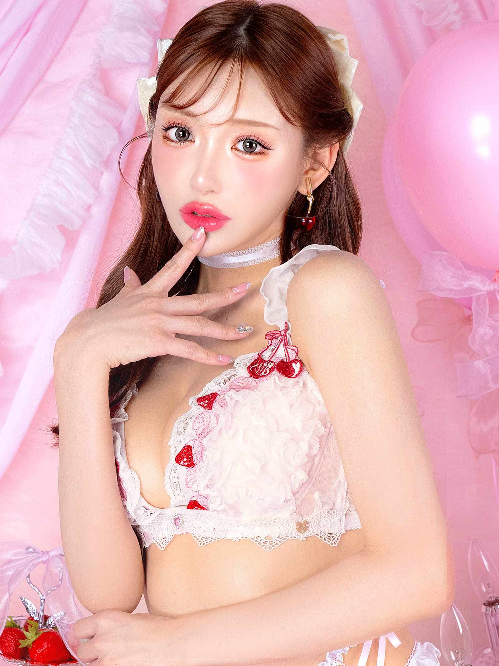 6/30新作!【明日花キララプロデュース/WhipBunny】Cutie Shortcake Bra&Shorts / キューティーショートケーキブラ&ショーツ