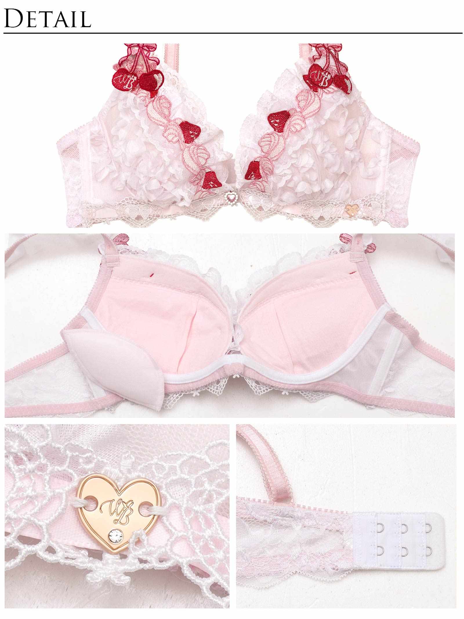 6/30新作!【明日花キララプロデュース/WhipBunny】Cutie Shortcake Bra&Shorts / キューティーショートケーキブラ&ショーツ