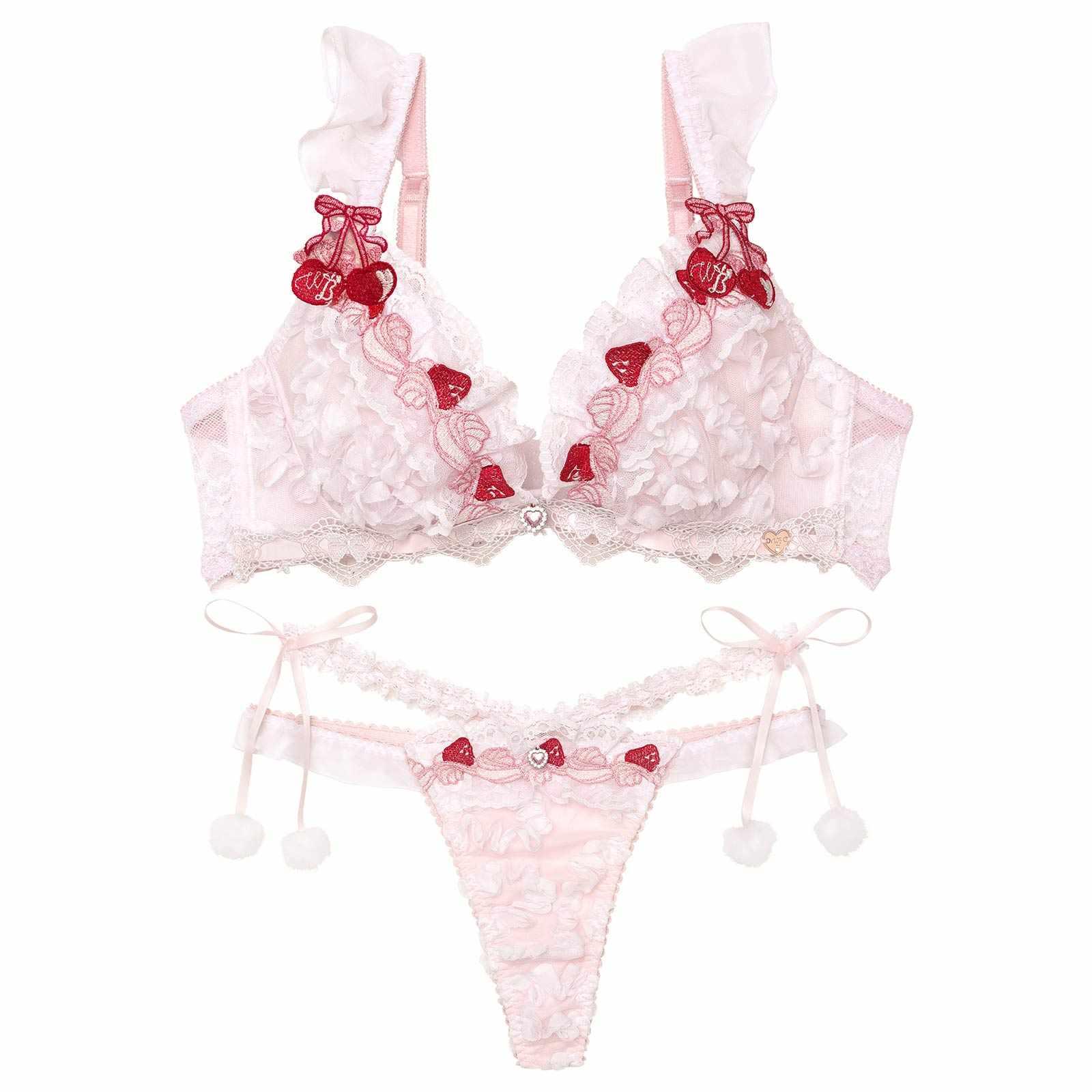 【明日花キララプロデュース/WhipBunny】Cutie Shortcake Bra&T-back / キューティーショートケーキブラ&Tバック