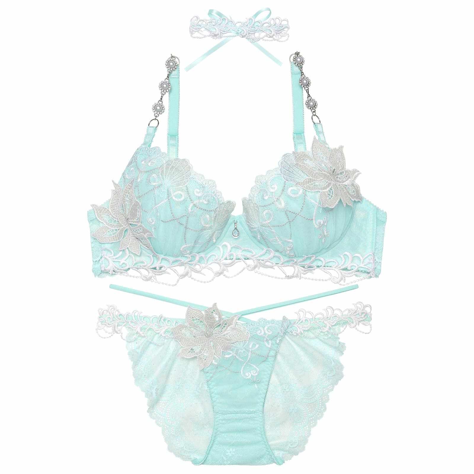 【明日花キララプロデュース/WhipBunny】Aurora Jewel Mermaid Bra&Shorts&Choker / オーロラジュエルマーメイドブラ&ショーツ&チョーカー - 【公式】247Lingerie