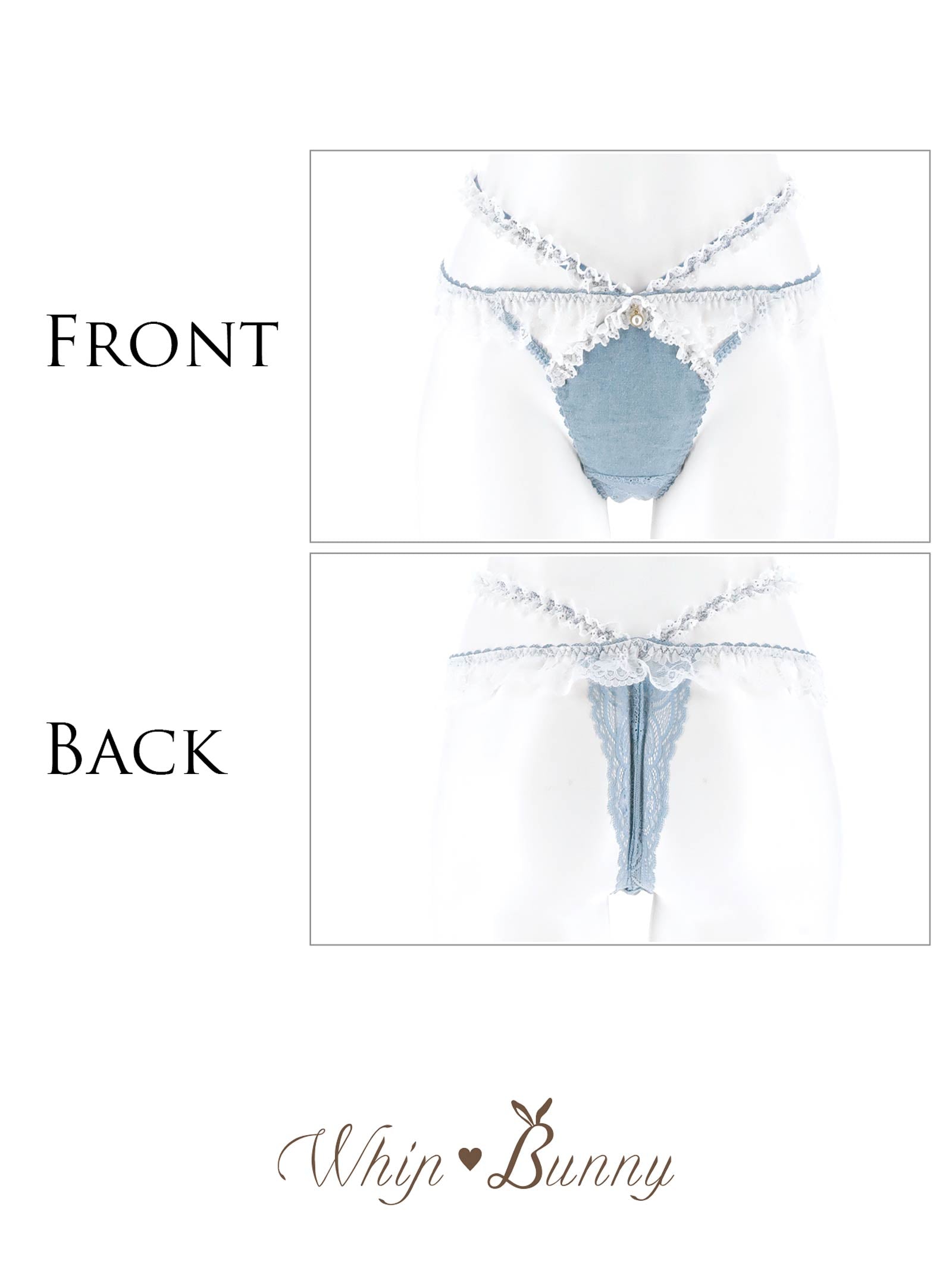 6/9新作!【明日花キララプロデュース/WhipBunny】Lacy Tiered Denim Shorts / レーシィティアードデニムデザイン違いショーツ