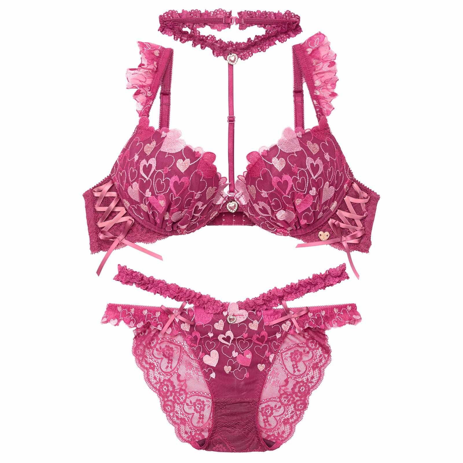 【明日花キララプロデュース/WhipBunny】Sweetie Heart Frill Bra&Shorts / スウィーティーハートフリルブラ&ショーツ