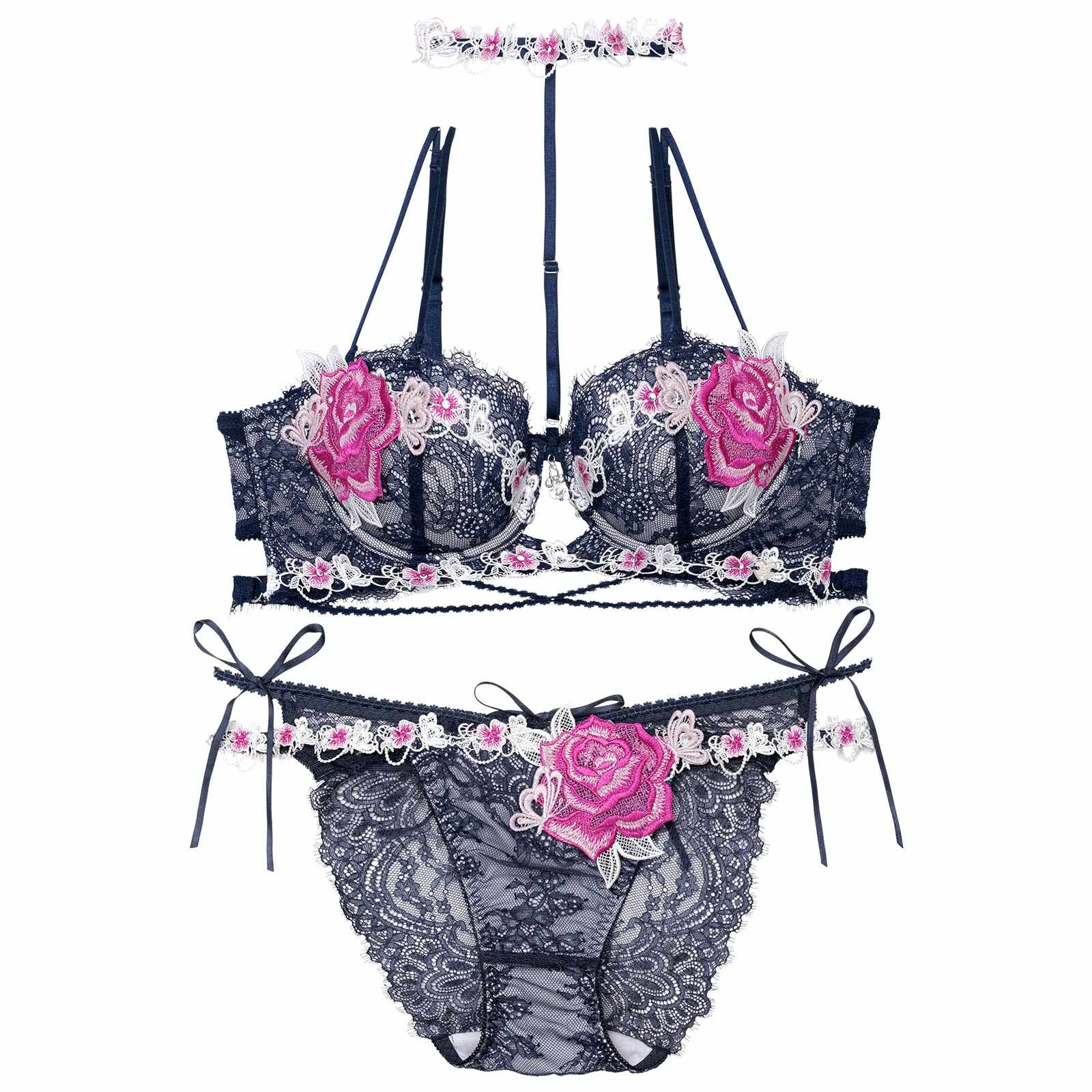 【明日花キララプロデュース/WhipBunny】Brilliance Rose Papillon Bra&Shorts / ブリリアンスローズパピヨンブラ&ショーツ