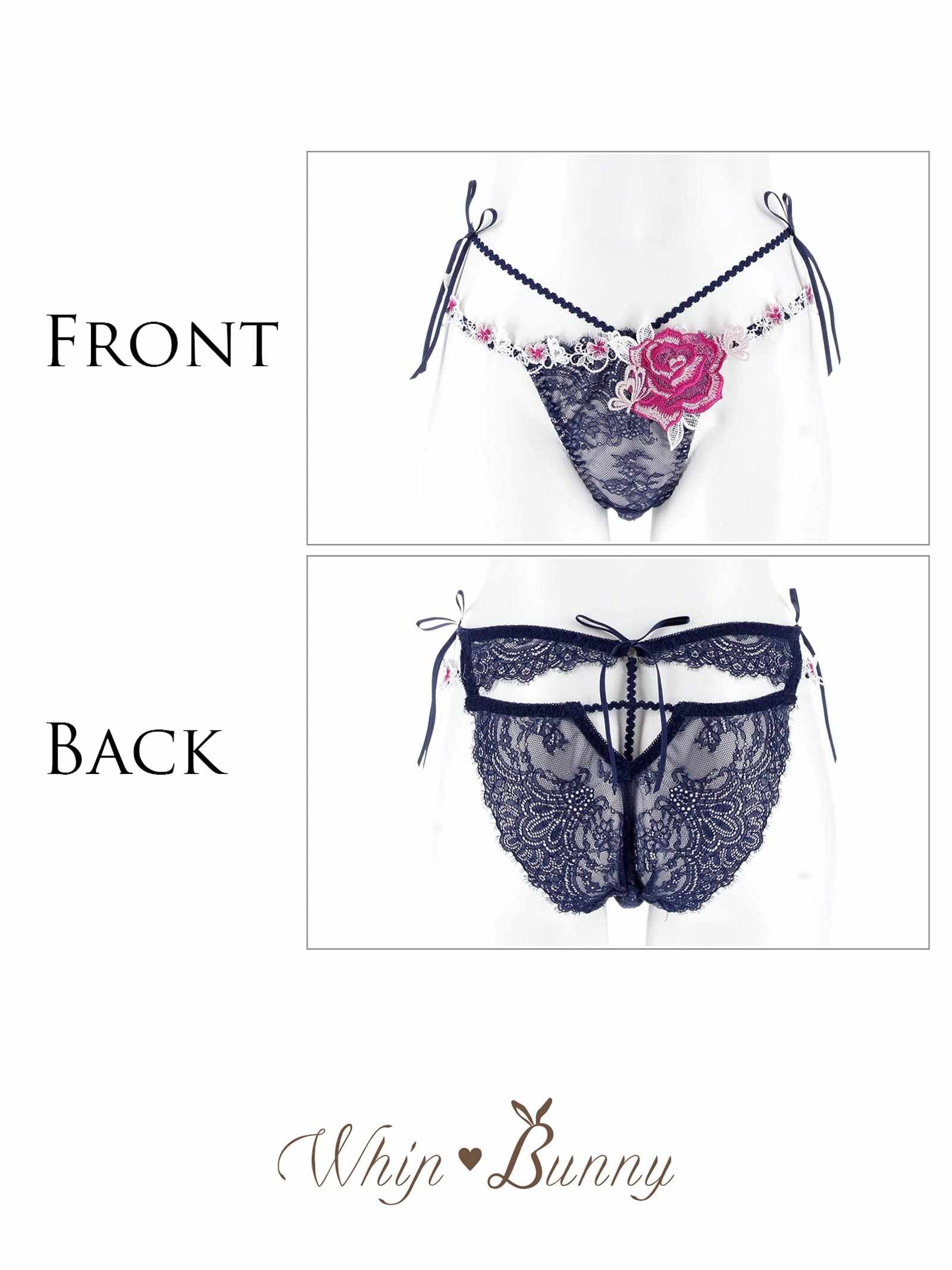 8/6新作!【明日花キララプロデュース/WhipBunny】Brilliance Rose Papillon Shorts / ブリリアンスローズパピヨンショーツ