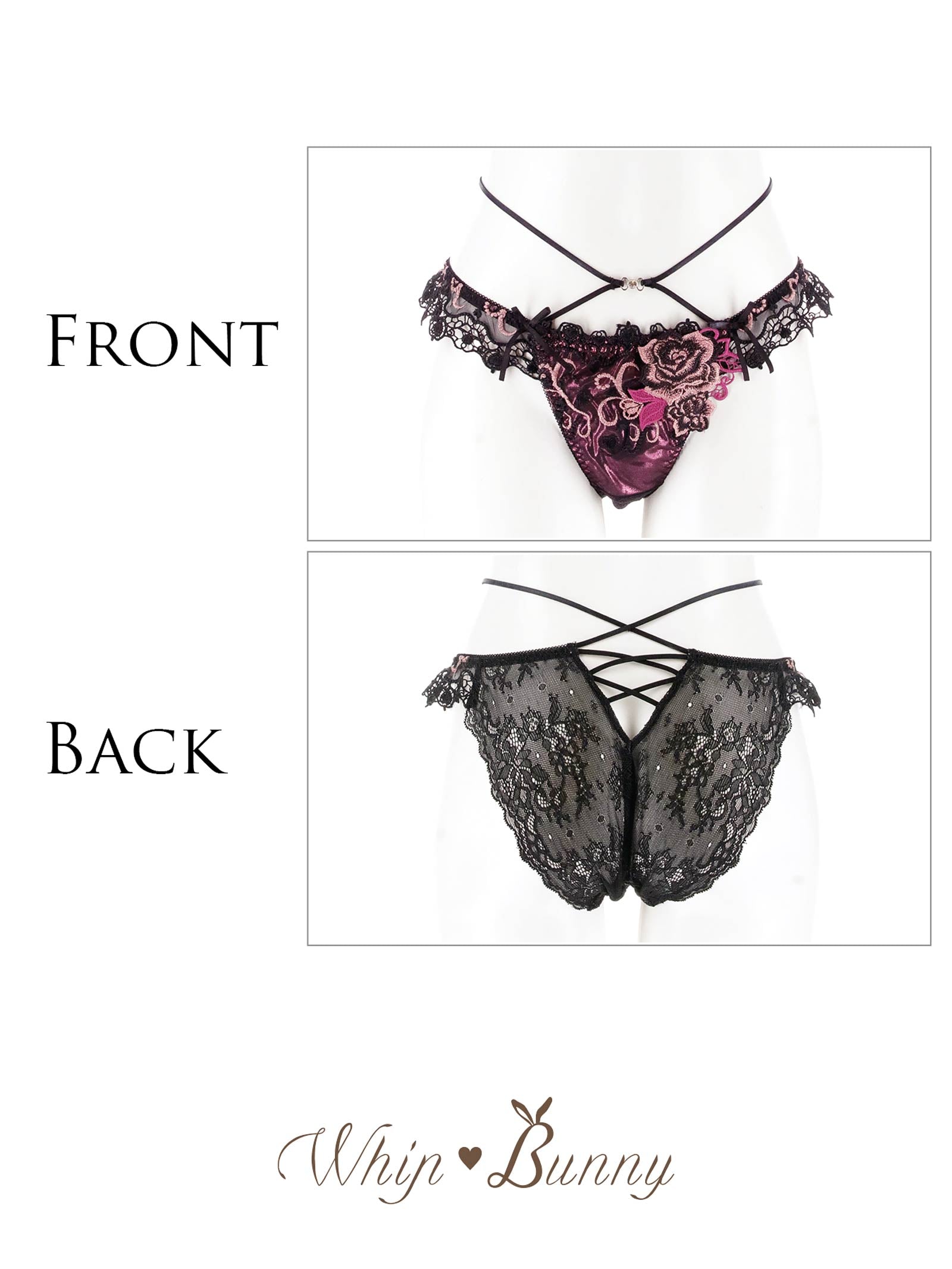 9/1新作!【明日花キララプロデュース/WhipBunny】Glitter Rose Tiara Shorts / グリッターローズティアラショーツ