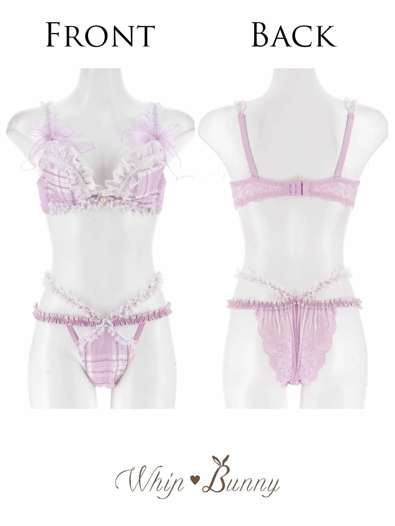8/11新作!【明日花キララプロデュース/WhipBunny】Dolly Tartan Check Bra&Shorts /ドーリータータンチェックブラ&ショーツ