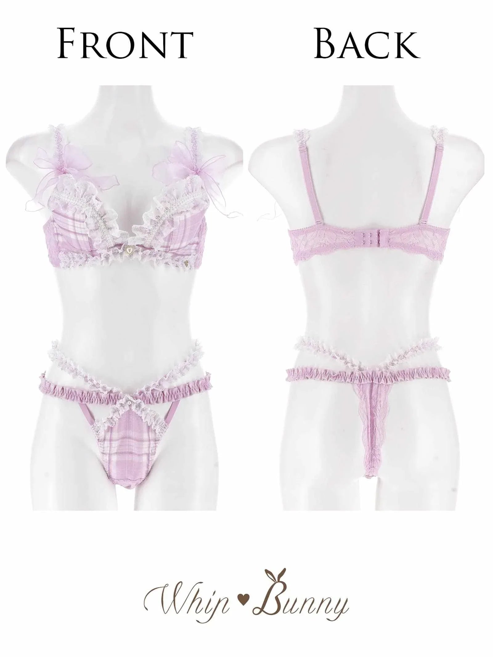 8/11新作!【明日花キララプロデュース/WhipBunny】Dolly Tartan Check Bra&T-back /ドーリータータンチェックブラ&Tバック