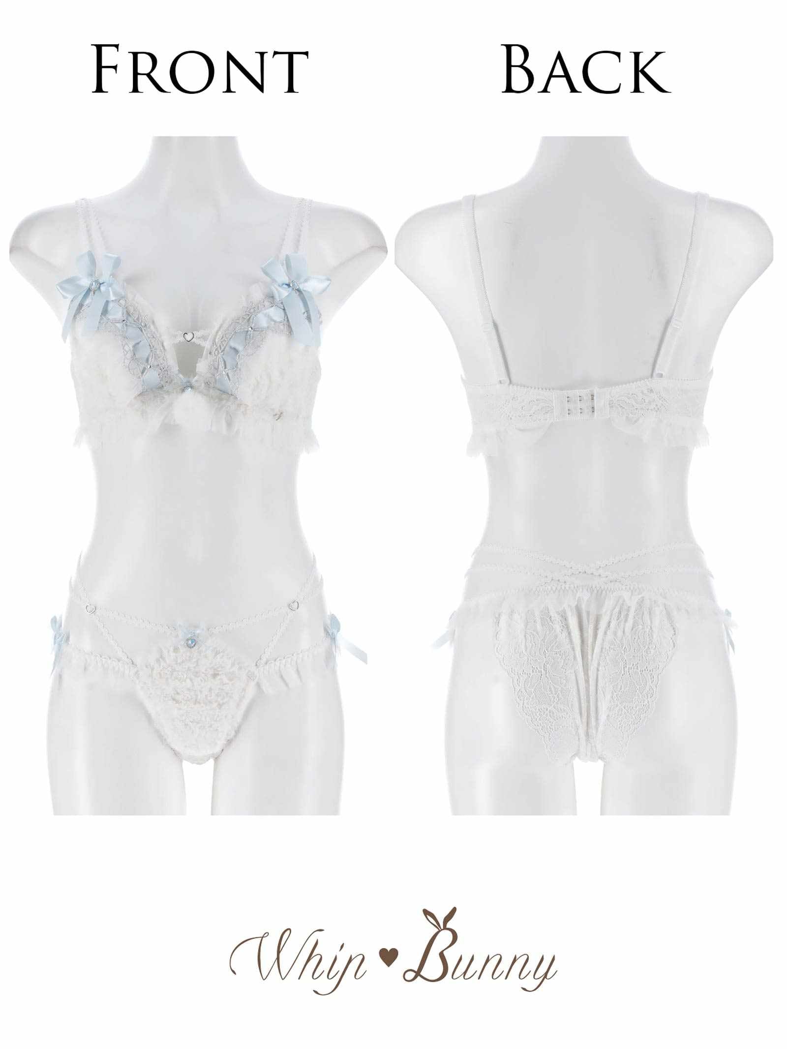 9/19新作!【明日花キララプロデュース/WhipBunny】Fluffy Sweet Puppy Bra&Shorts / フラッフィースウィートパピーブラ&ショーツ