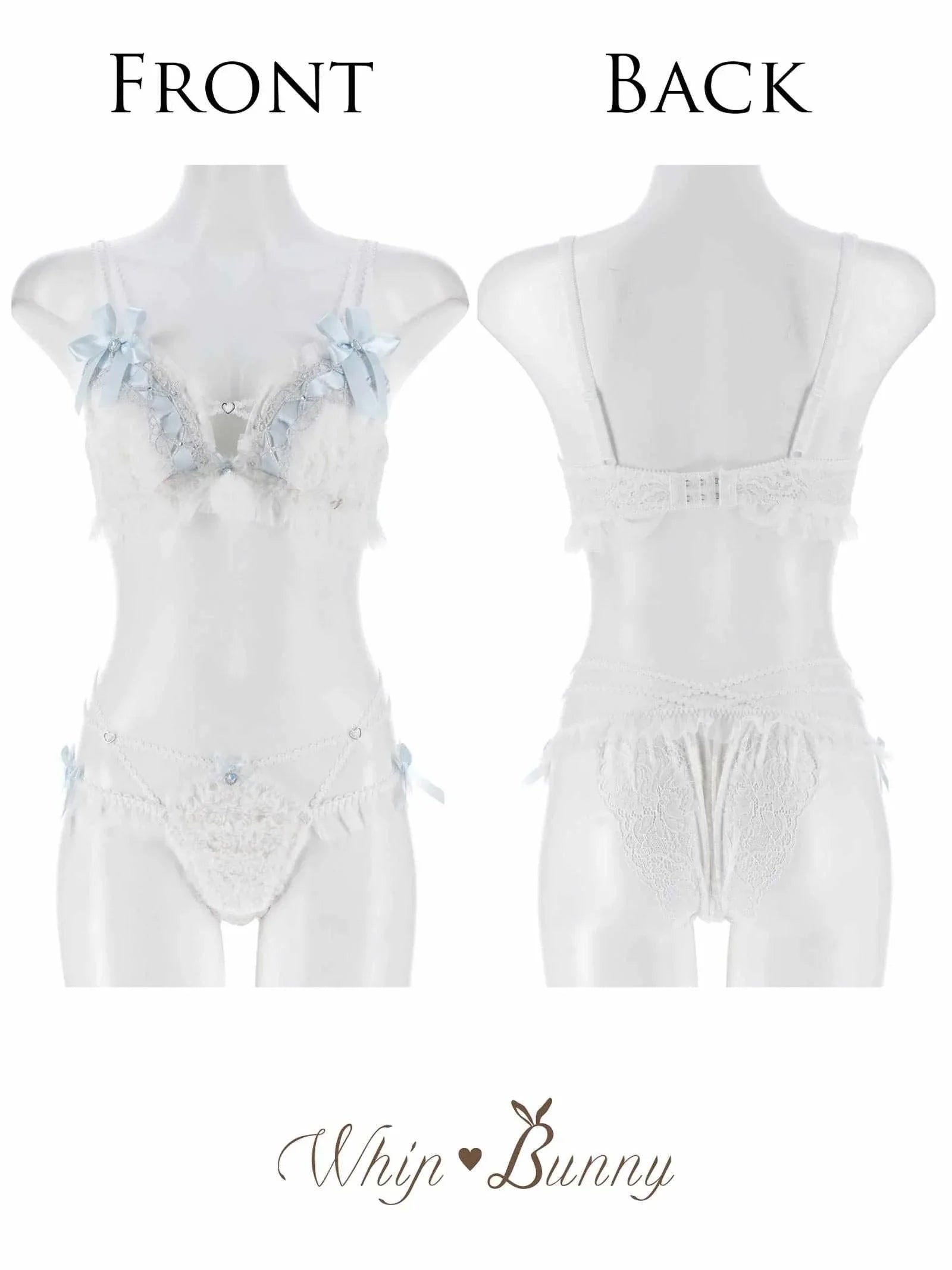 9/19新作!【明日花キララプロデュース/WhipBunny】Fluffy Sweet Puppy Bra&Shorts / フラッフィースウィートパピーブラ&ショーツ