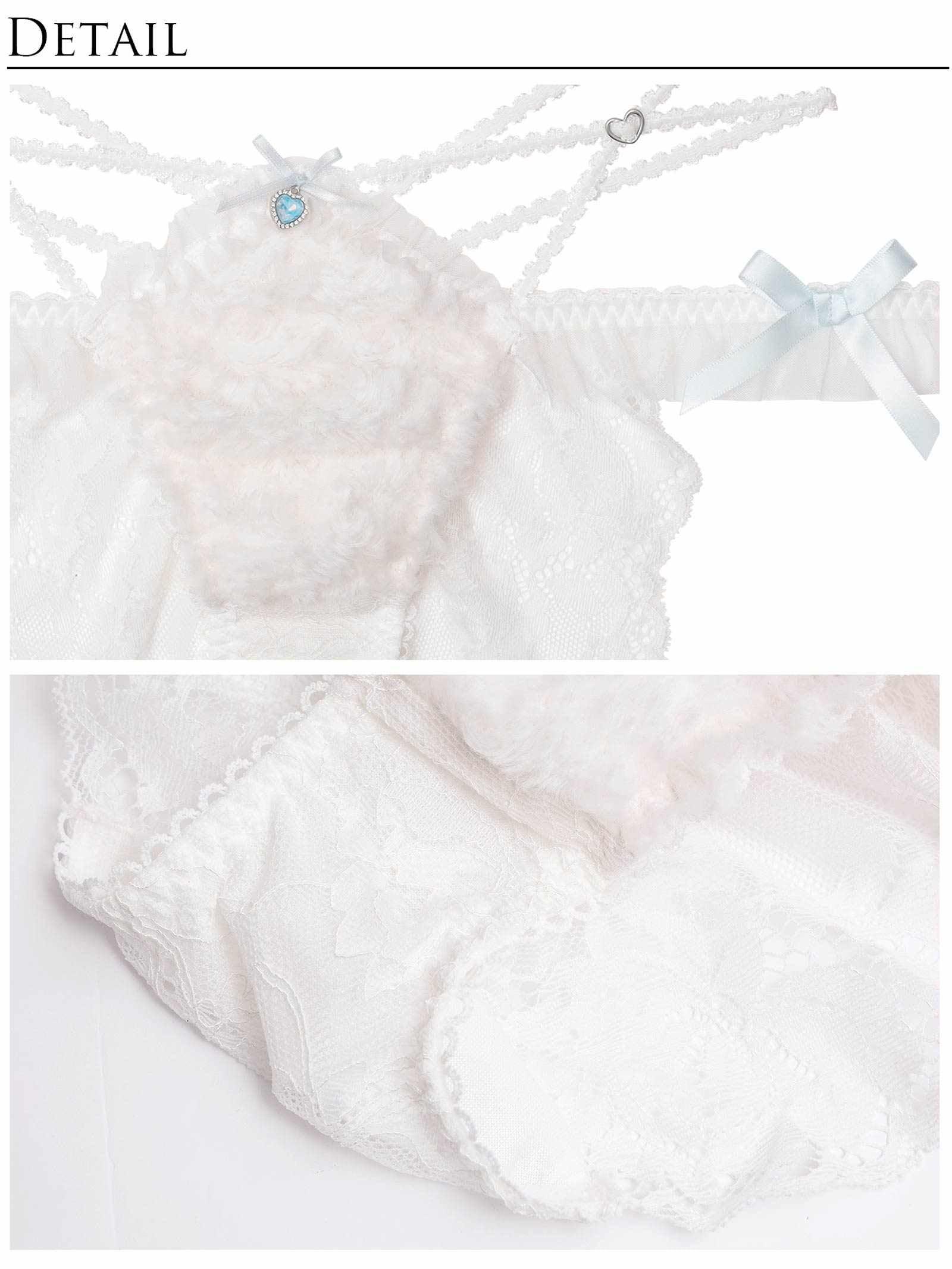 9/19新作!【明日花キララプロデュース/WhipBunny】Fluffy Sweet Puppy Bra&Shorts / フラッフィースウィートパピーブラ&ショーツ
