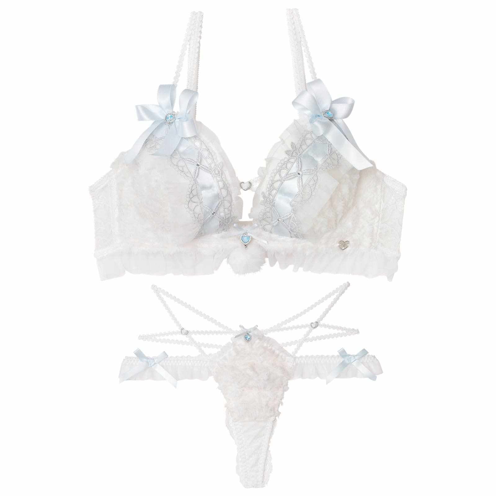 12/16再販!【明日花キララプロデュース/WhipBunny】Fluffy Sweet Puppy Bra&T-back / フラッフィースウィートパピーブラ&Tバック