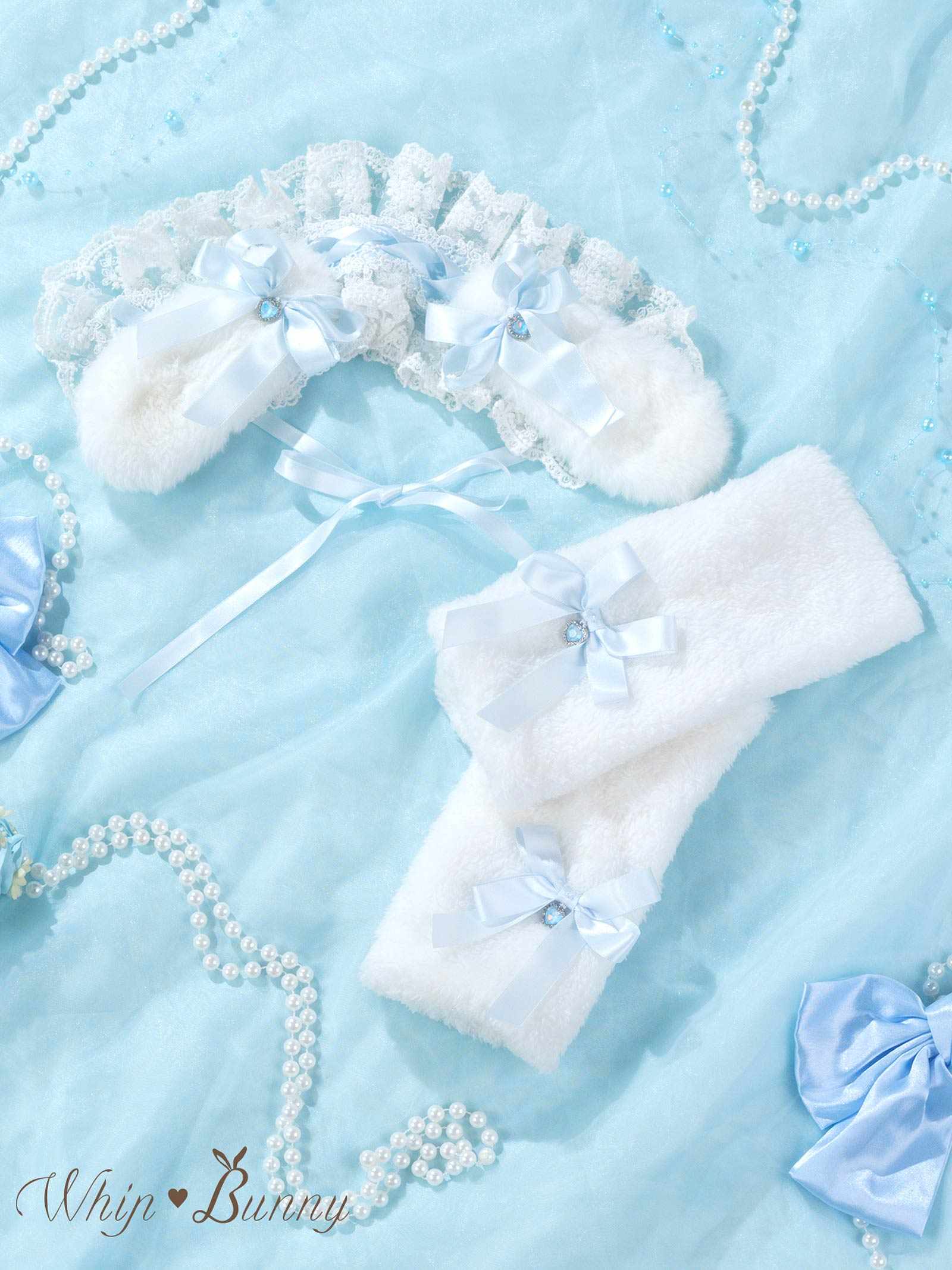 9/19新作!【明日花キララプロデュース/WhipBunny】Fluffy Sweet Puppy Head dress&Armcovers / フラッフィースウィートパピーヘッドドレス&アームカバー