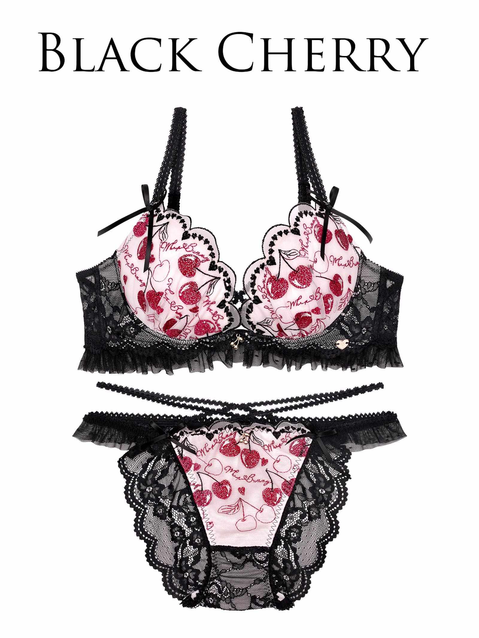 【明日花キララプロデュース/WhipBunny】Twinkle Cherry Frill Bra&Shorts / トゥインクルチェリーフリルブラ&ショーツ