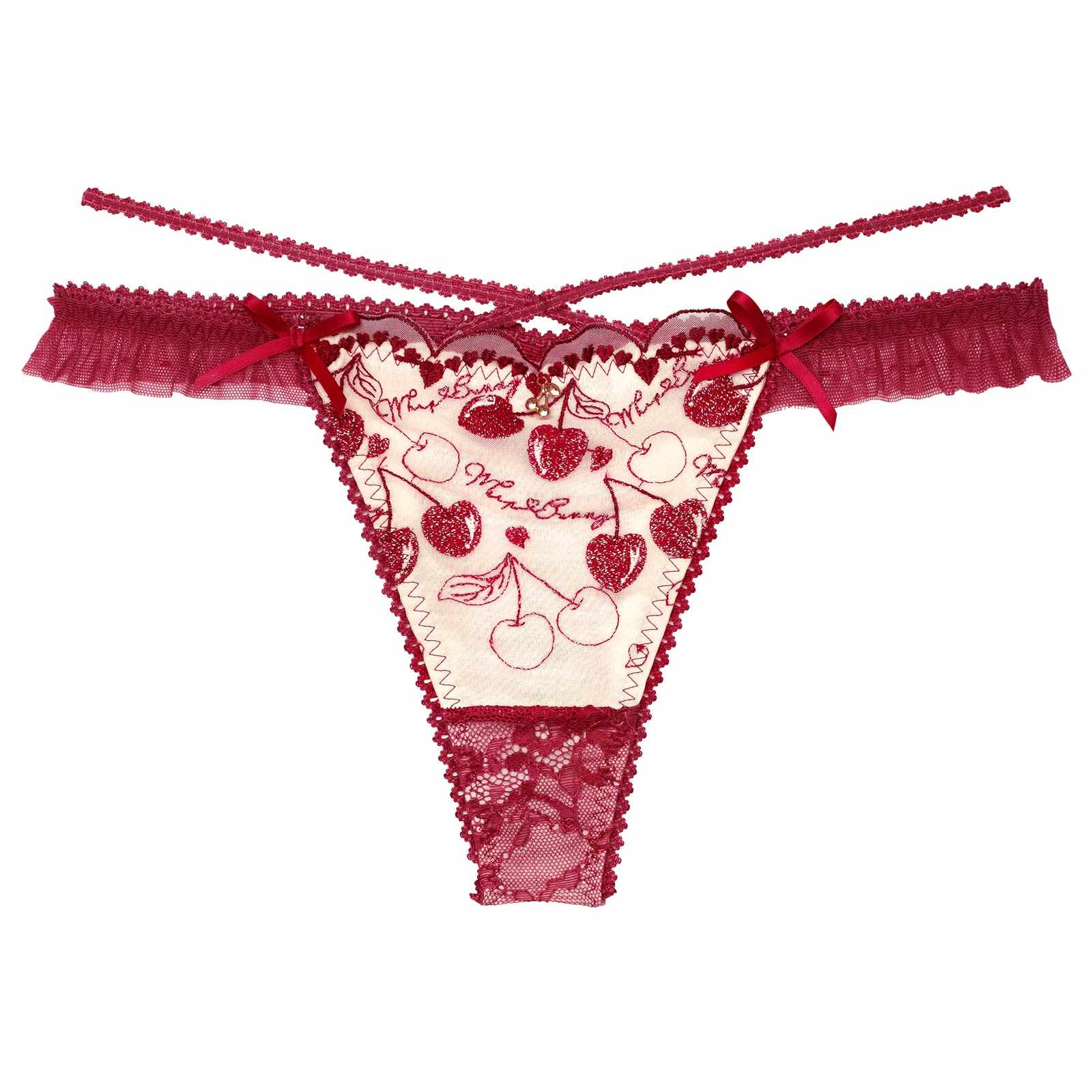 【明日花キララプロデュース/WhipBunny】Twinkle Cherry Frill Shorts /トゥインクルチェリーフリルショーツ