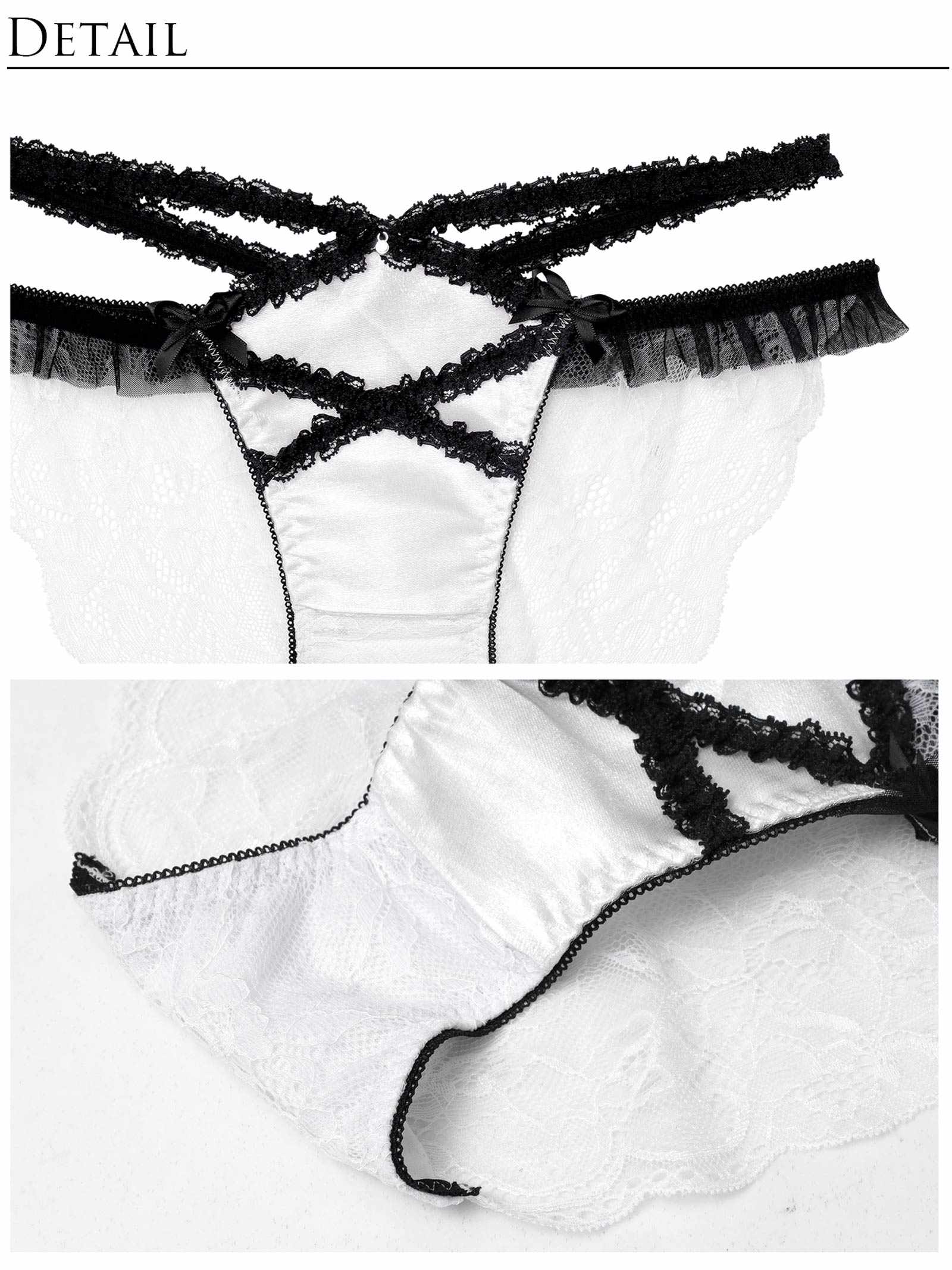 12/12新作!【明日花キララプロデュース/WhipBunny】Lolita Frill Lacy Bra&Shorts / ロリータフリルレーシィブラ&ショーツ