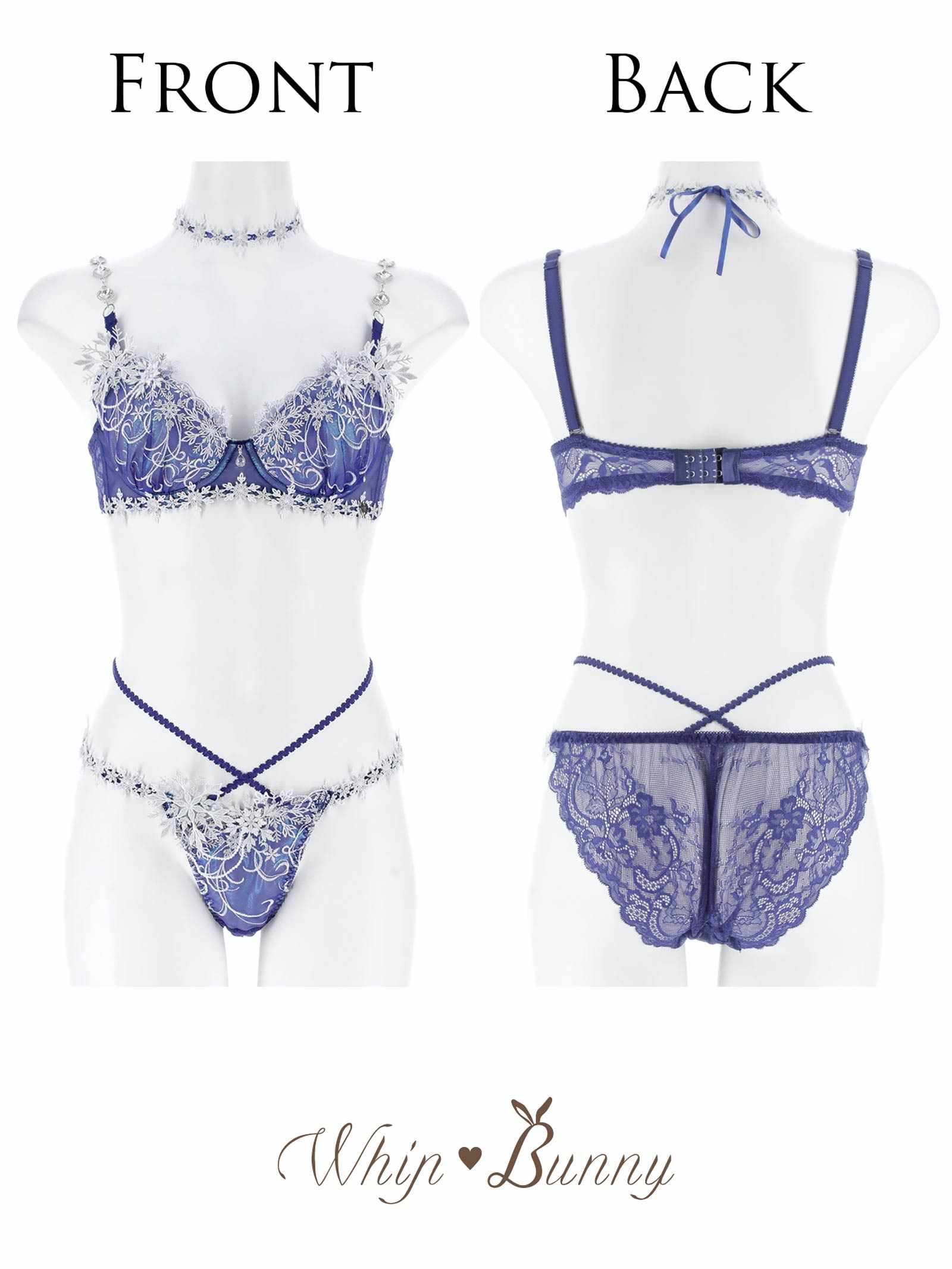11/28新作!【明日花キララプロデュース/WhipBunny】Aurora Snow Queen Bra&Shorts / SNOW CRYSTAL オーロラスノークイーンブラ&ショーツ / スノークリスタル