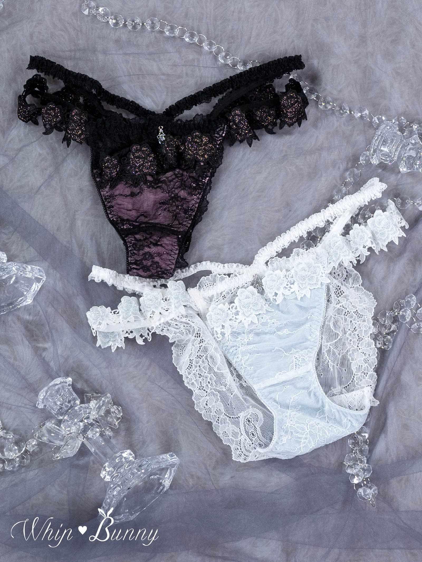 2/6新作!【明日花キララプロデュース/WhipBunny】Crystal Rose Frill Shorts / クリスタルローズフリルショーツ