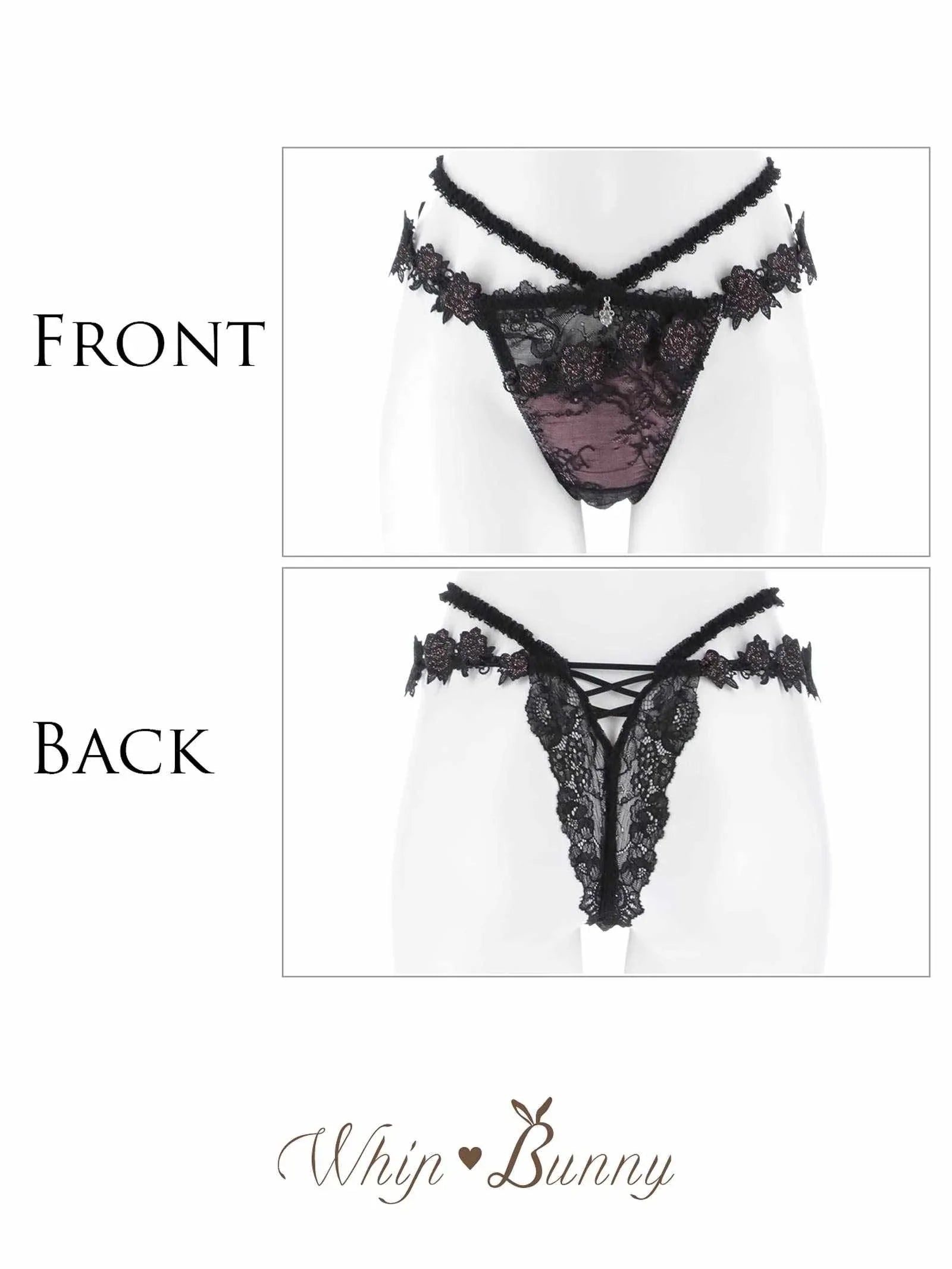 2/6新作!【明日花キララプロデュース/WhipBunny】Crystal Rose Frill Shorts / クリスタルローズフリルショーツ