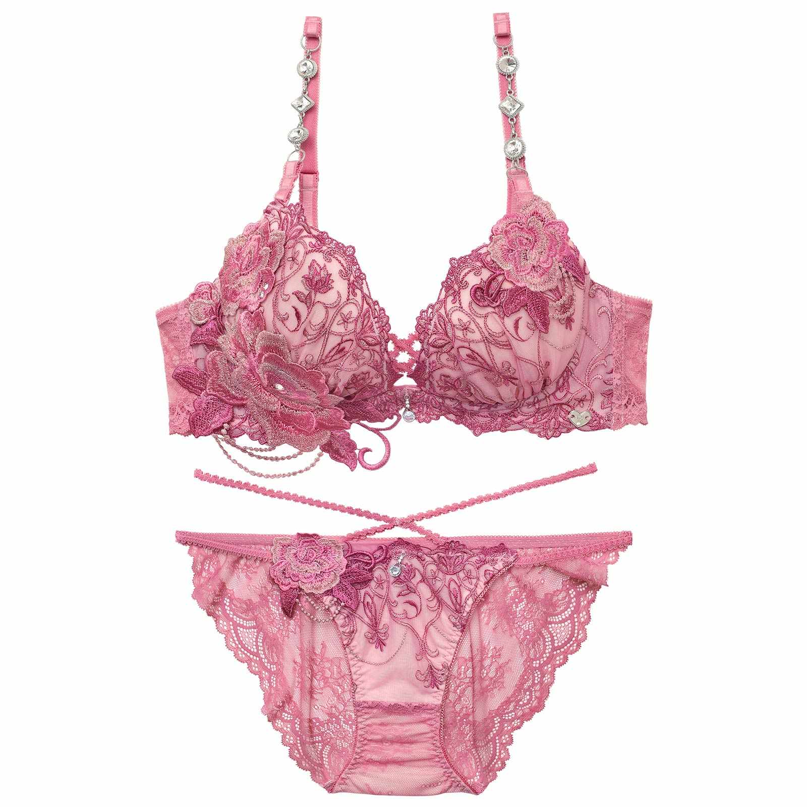 3/20新作!【明日花キララプロデュース/WhipBunny】Luxury Rose Lacy Bra&Shorts / ラグジュアリーローズレーシーブラ&ショーツ