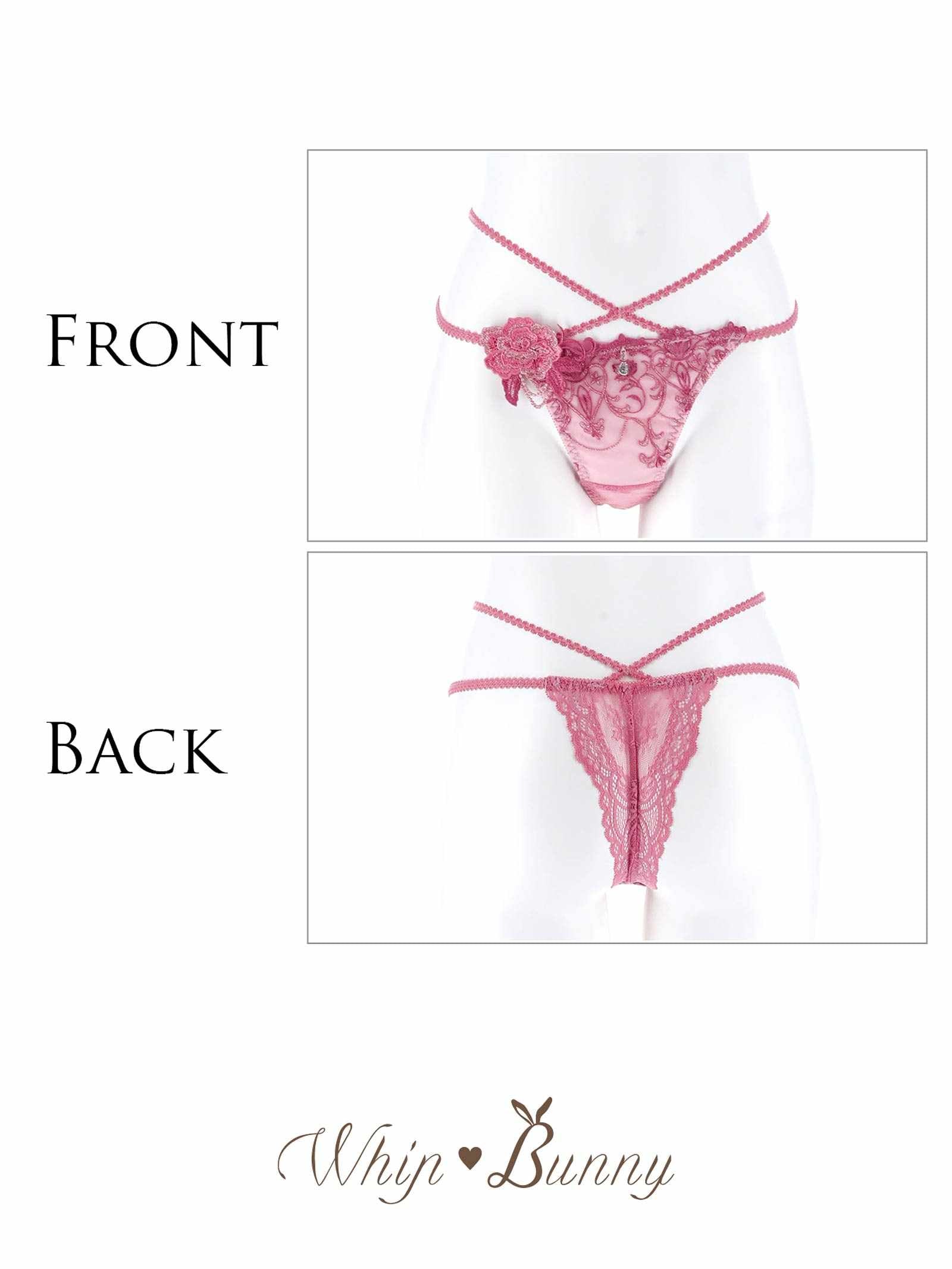 3/20新作!【明日花キララプロデュース/WhipBunny】Luxury Rose Lacy Shorts / ラグジュアリーローズレーシーショーツ