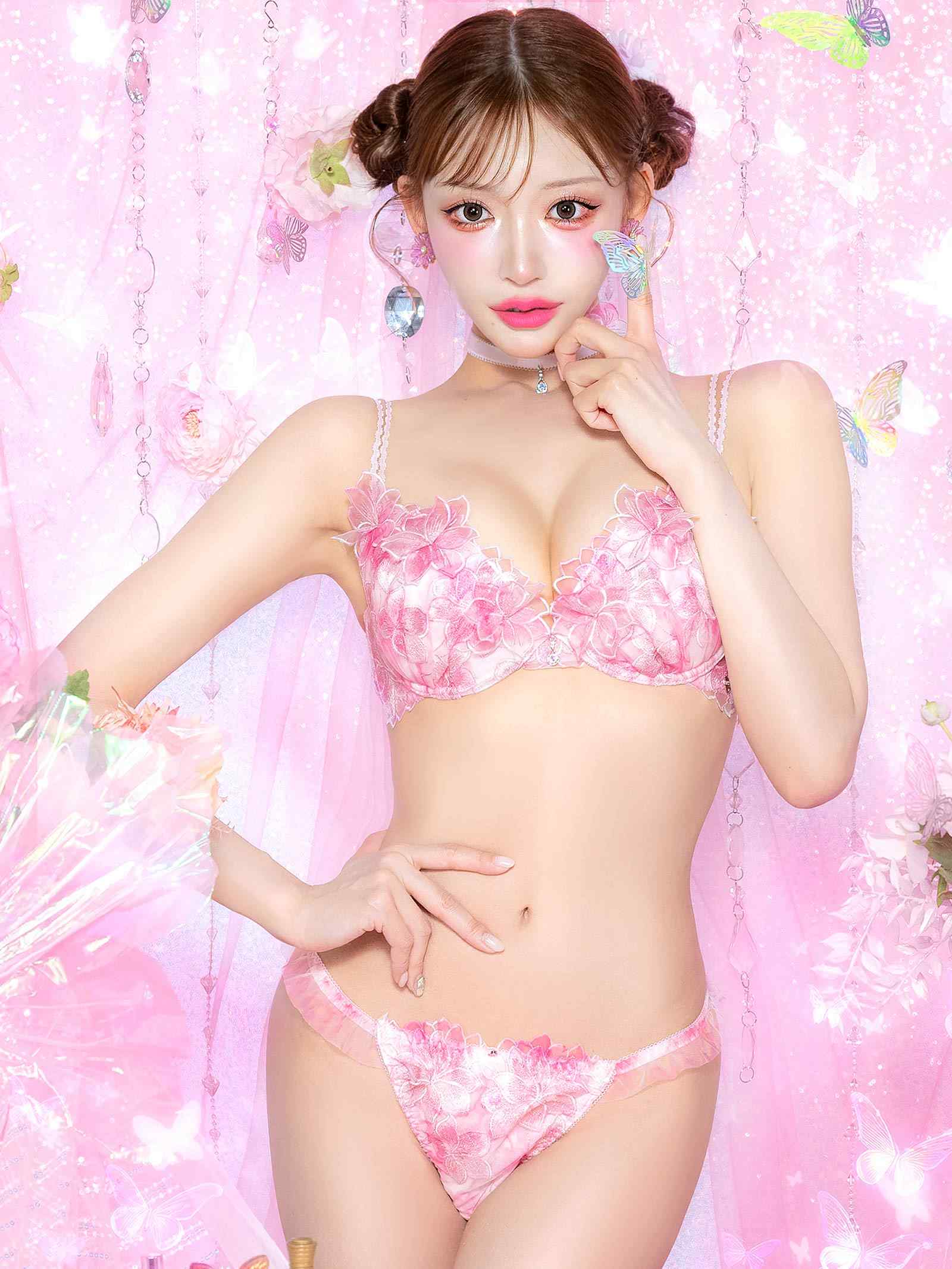 6/24新作!【明日花キララプロデュース/WhipBunny】Lumiere Peony Shorts / ルミエールピオニーショーツ