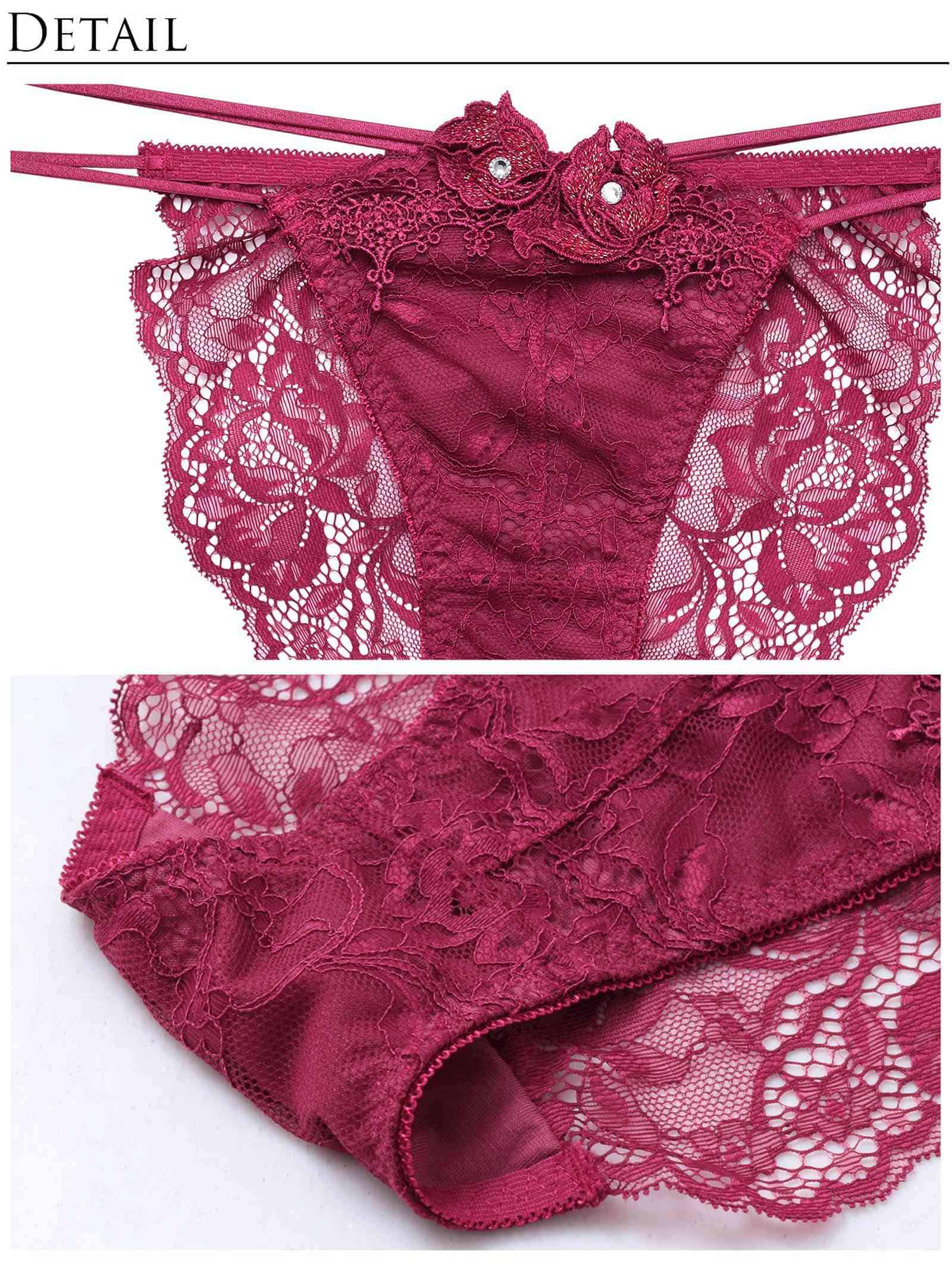 7/1新作!【明日花キララプロデュース/WhipBunny】Glamorous Bijou Flower Shorts / グラマラスビジューフラワーショーツ
