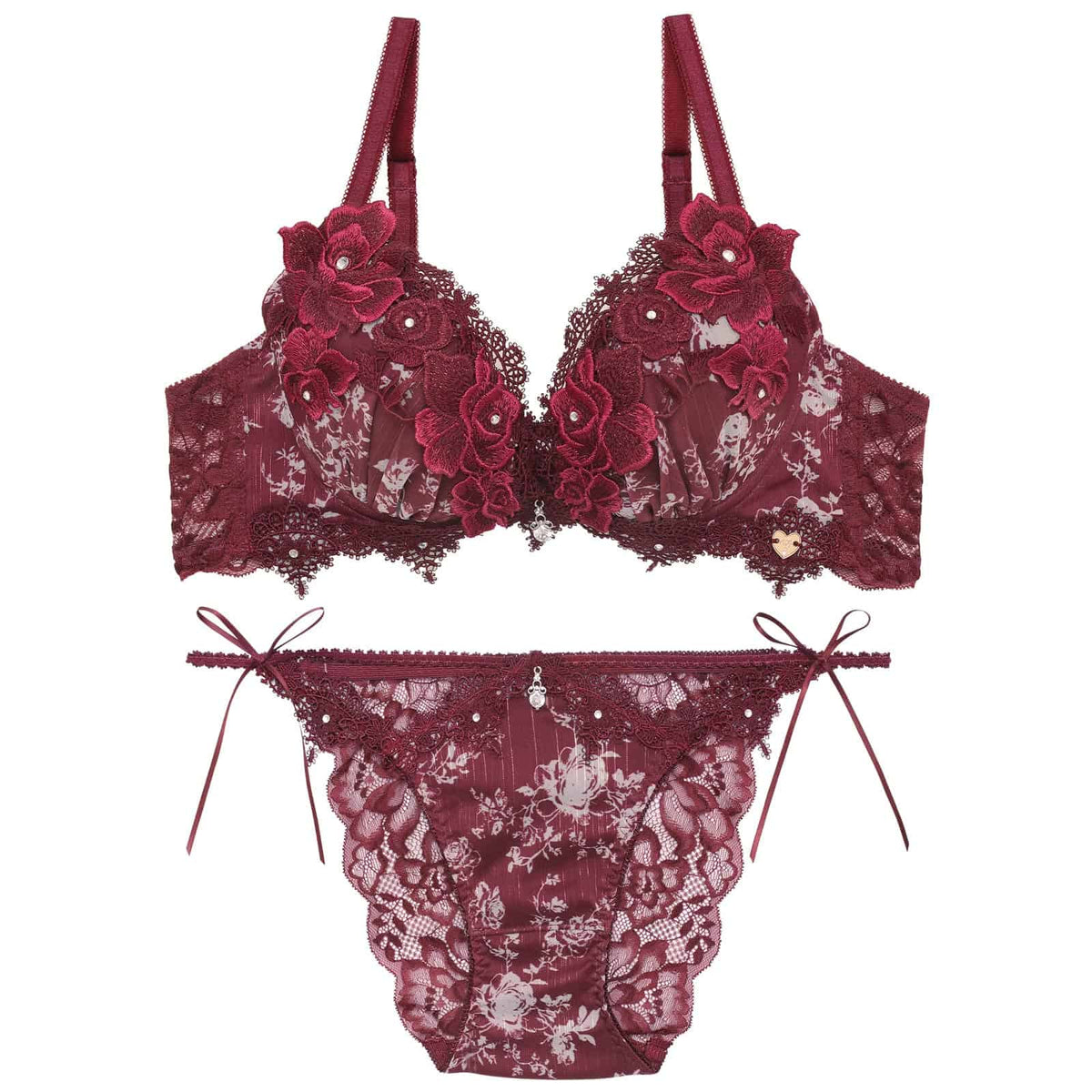9/16新作!【明日花キララプロデュース/WhipBunny】Secret Rose Garden Bra&Shorts / シークレットローズガーデンブラ&ショーツ