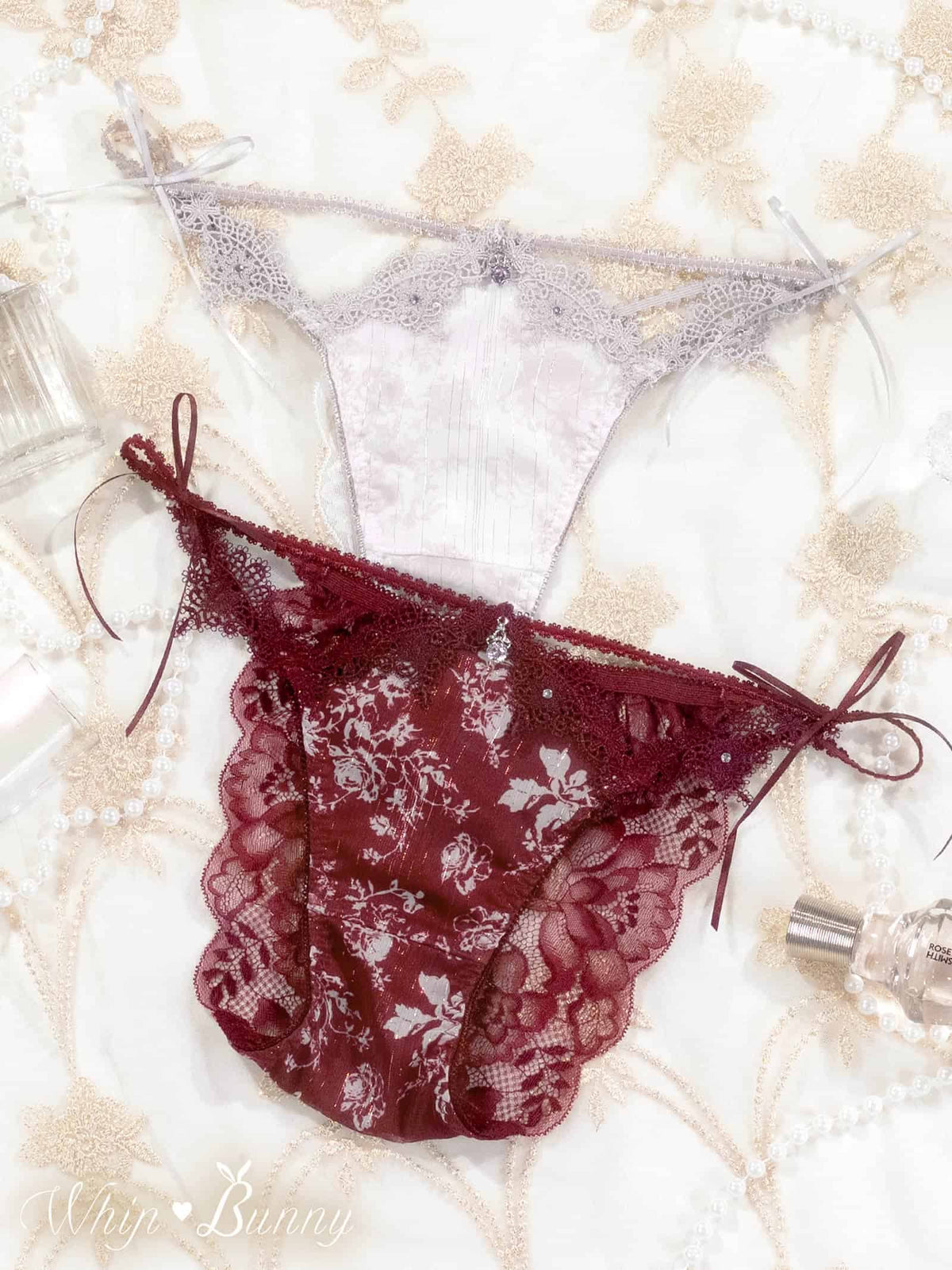 9/16新作!【明日花キララプロデュース/WhipBunny】Secret Rose Garden Bra&Shorts / シークレットローズガーデンショーツ
