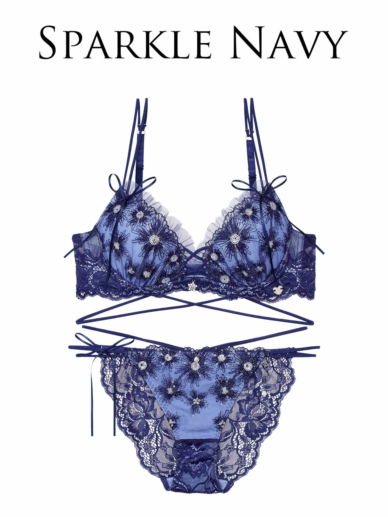 【明日花キララプロデュース/WhipBunny】Aurora Shine Sequin Bra&Shorts / オーロラシャインスパンコールブラ&ショーツ