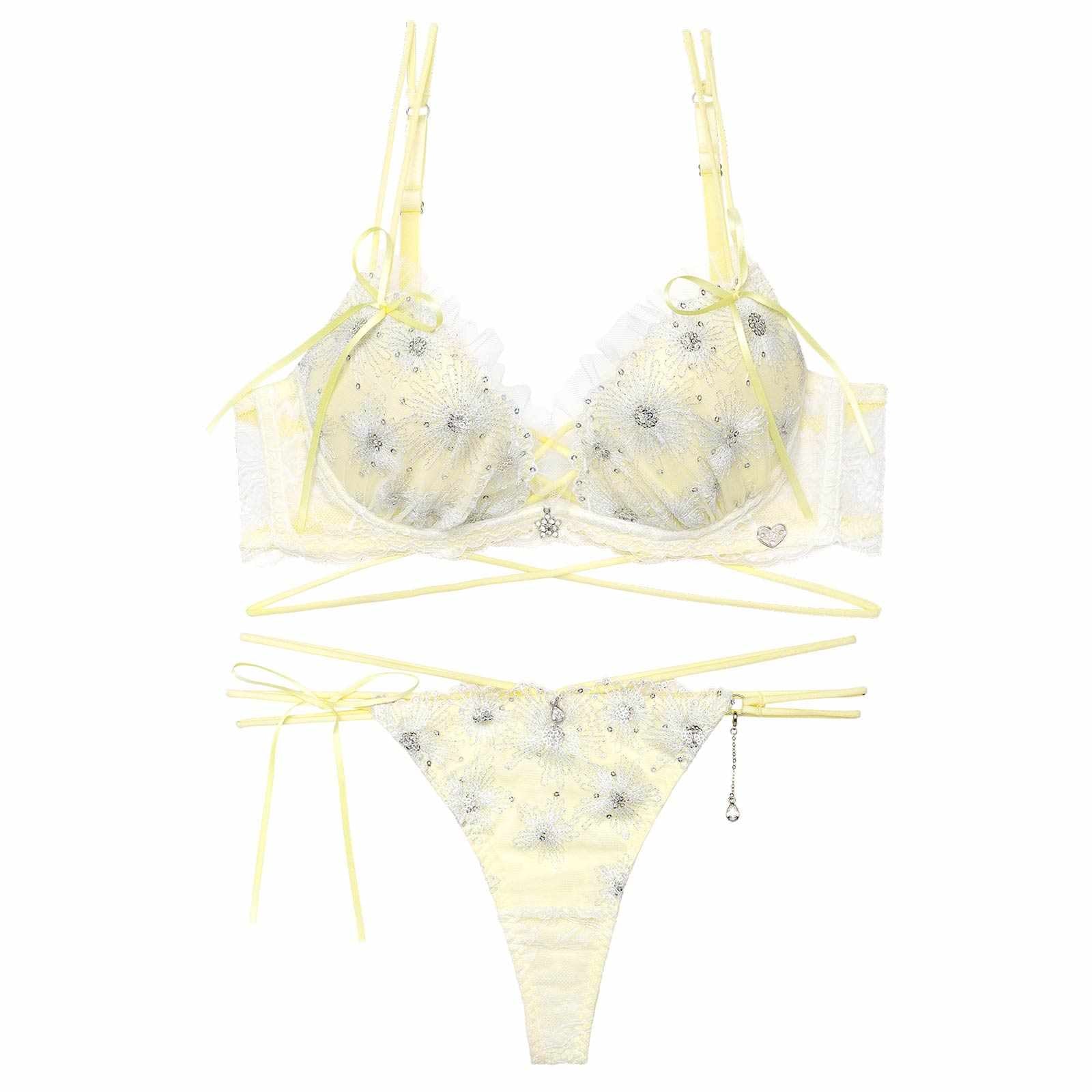 【明日花キララプロデュース/WhipBunny】Aurora Shine Sequin Bra&T-back / オーロラシャインスパンコールブラ&Tバック