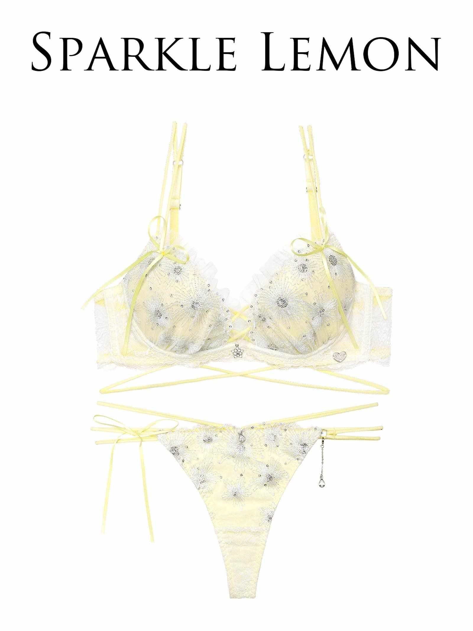 【明日花キララプロデュース/WhipBunny】Aurora Shine Sequin Bra&T-back / オーロラシャインスパンコールブラ&Tバック