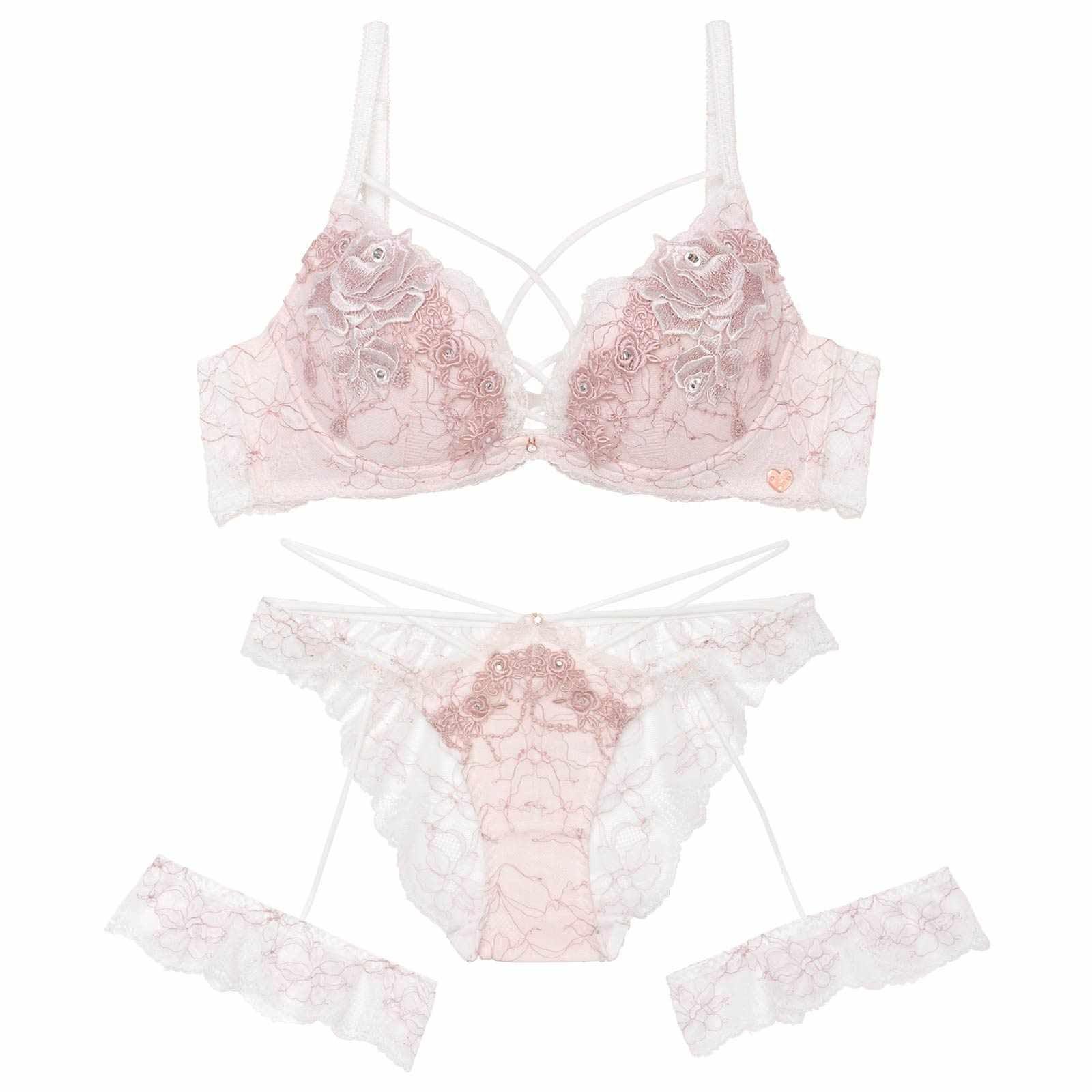 【明日花キララプロデュース/WhipBunny】Luxe Rose Gold Bra&Shorts / リュクスローズゴールドブラ&ショーツ