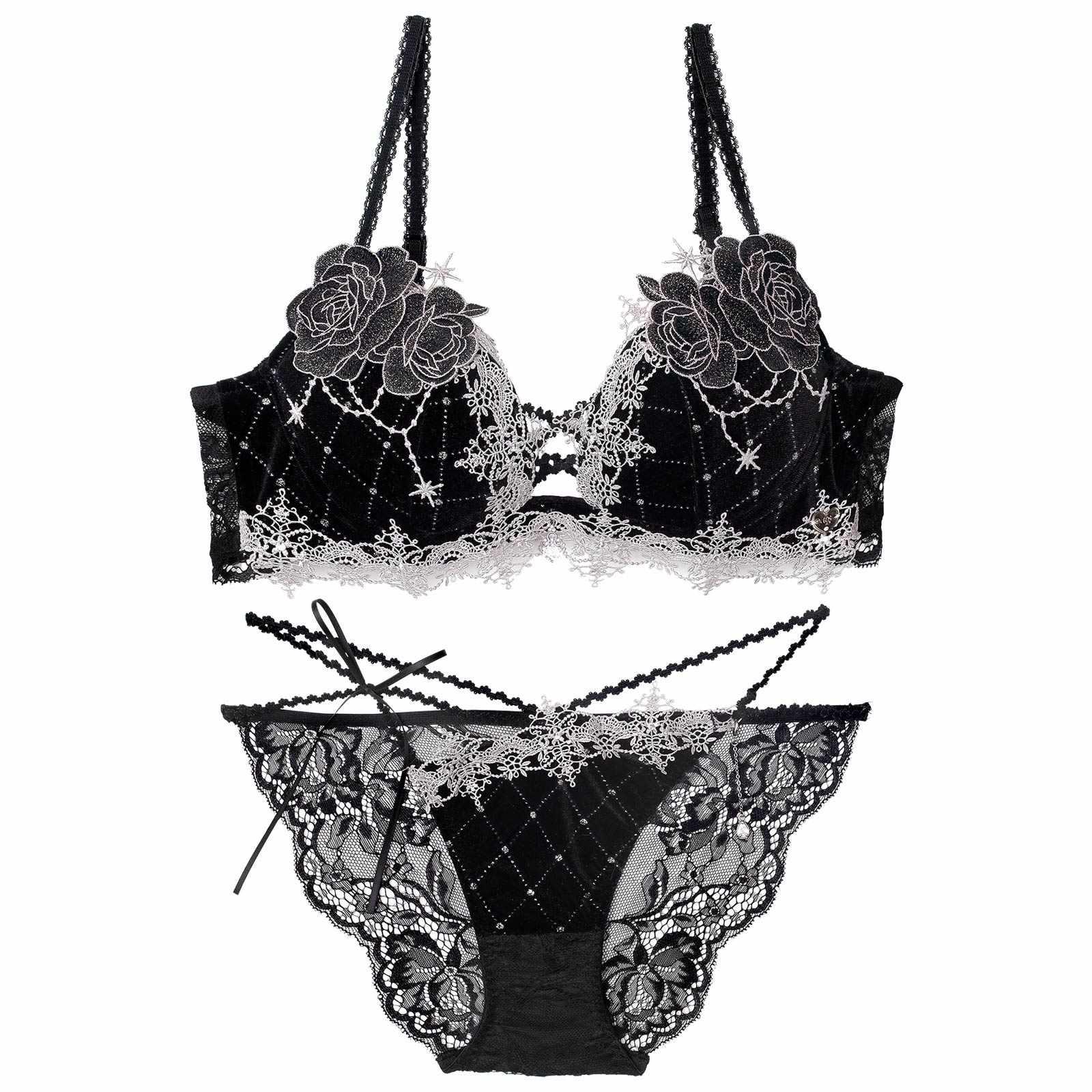 【明日花キララプロデュース/WhipBunny】Luxe Jewelry Velour Bra&Shorts / リュクスジュエリーベロアブラ&ショーツ