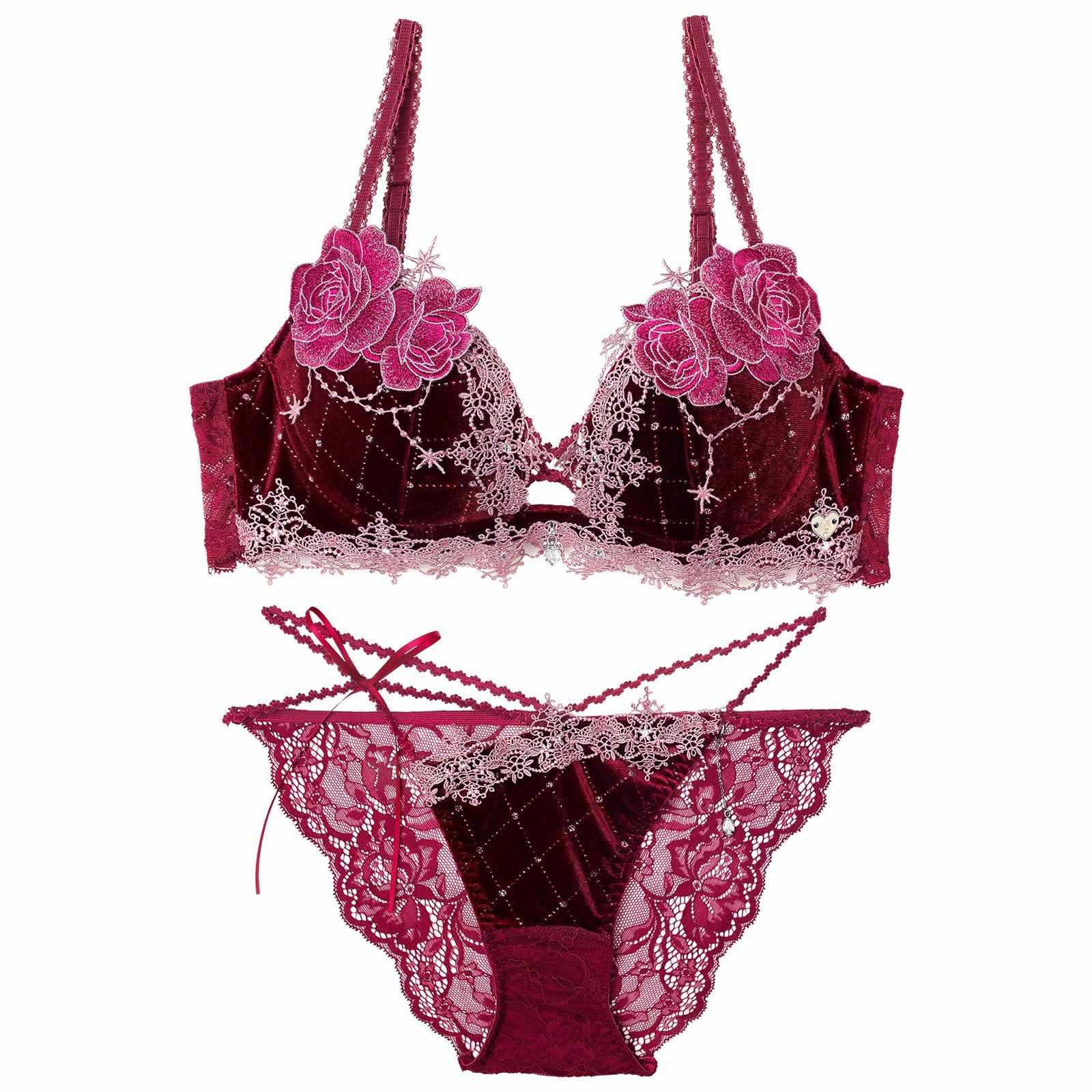 【明日花キララプロデュース/WhipBunny】Luxe Jewelry Velour Bra&Shorts / リュクスジュエリーベロアブラ&ショーツ