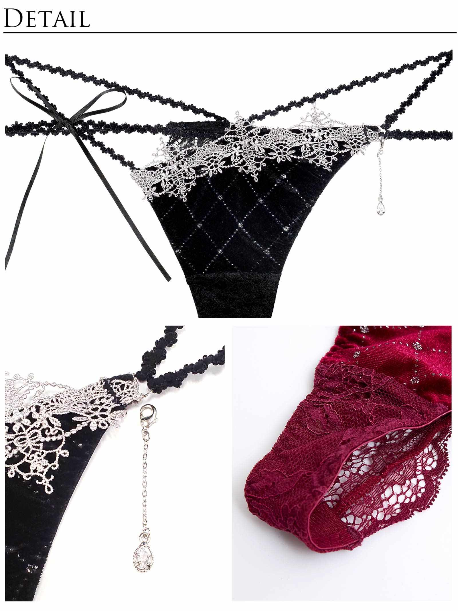 10/10新作!【明日花キララプロデュース/WhipBunny】Luxe Jewelry Velour Shorts / リュクスジュエリーベロアショーツ