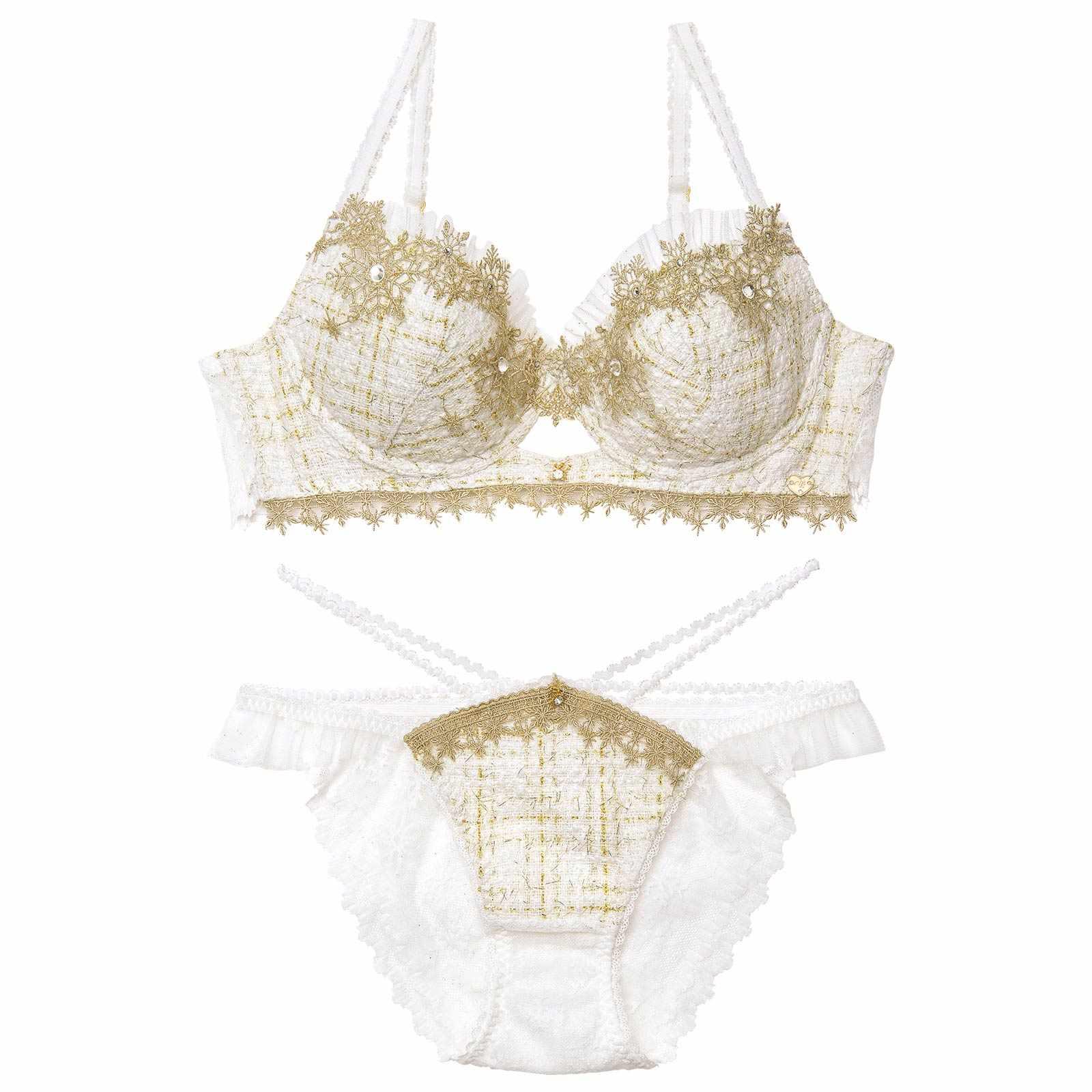 【明日花キララプロデュース/WhipBunny】Luxury Snow Tweed Bra&Shorts / ラグジュアリースノーツイードブラ&ショーツ