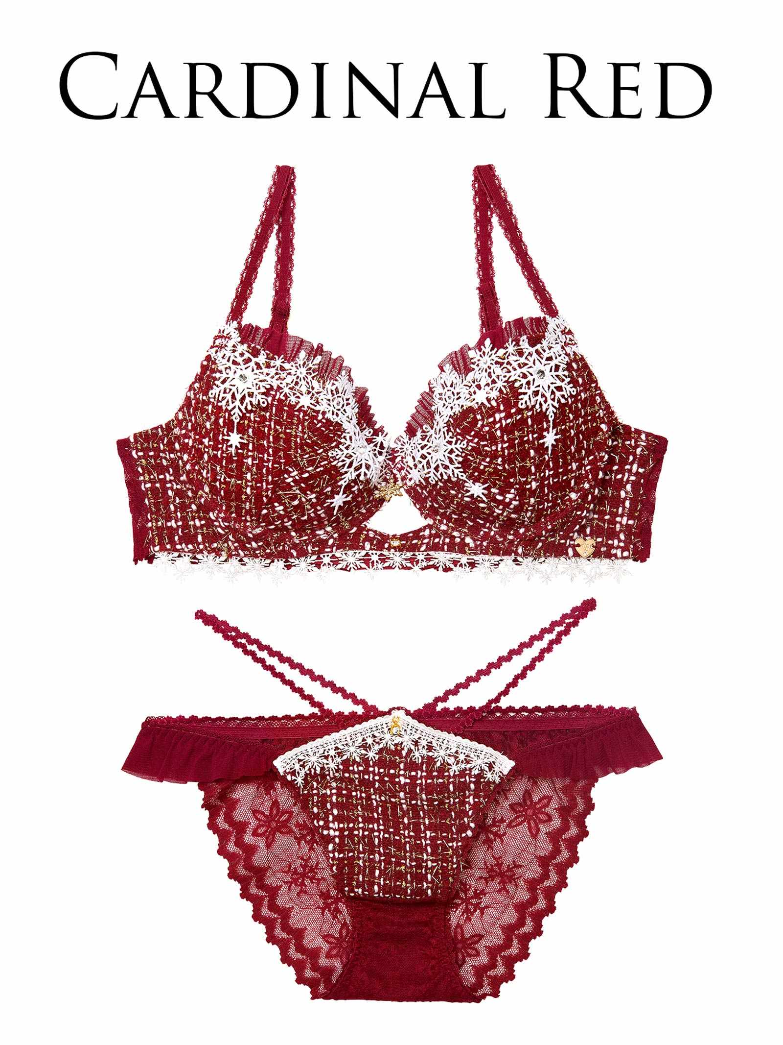 11/21新作!【明日花キララプロデュース/WhipBunny】Luxury Snow Tweed Bra&Shorts / ラグジュアリースノーツイードブラ&ショーツ